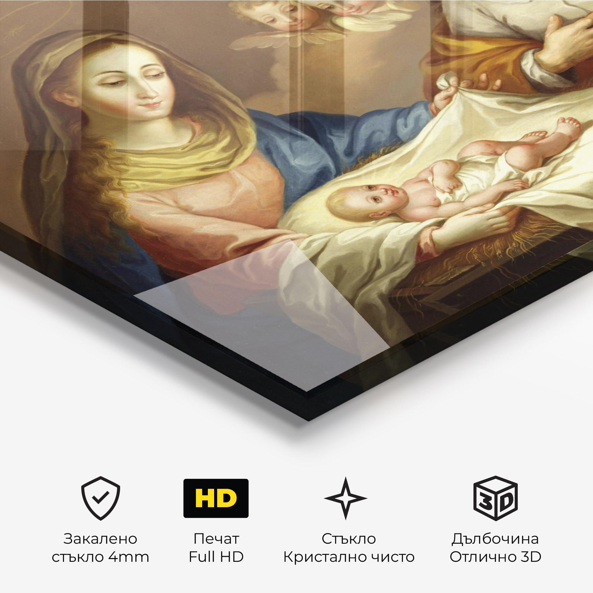 Стъклена картина Devine Reflection mockup 3