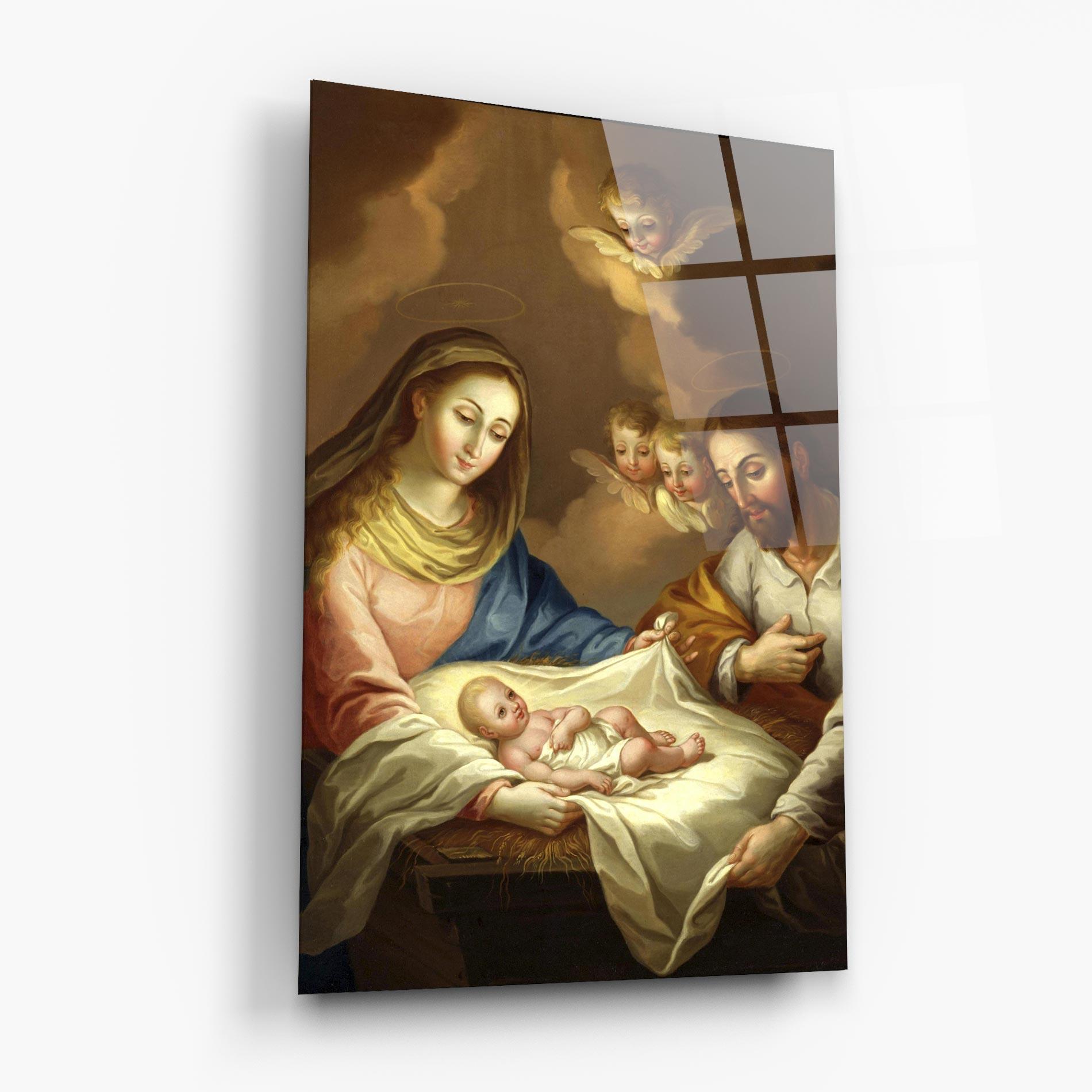 Стъклена картина Devine Reflection mockup 6