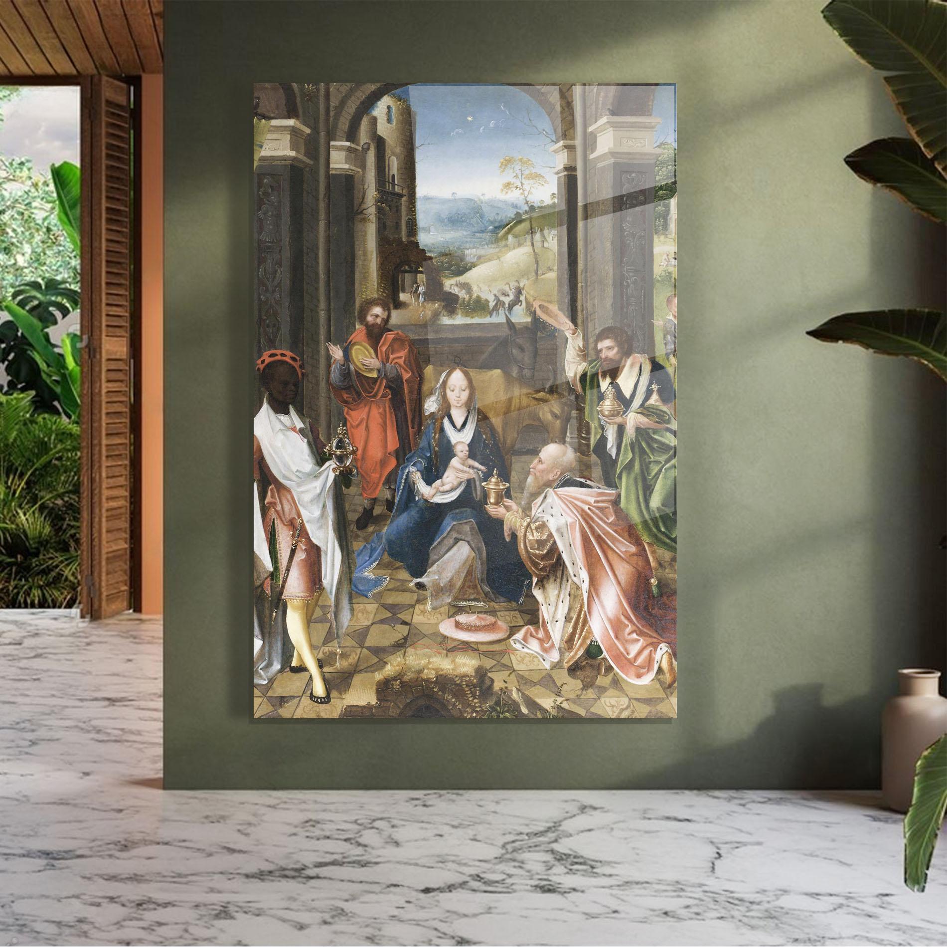 Стъклена картина Merciful Miracle mockup 7