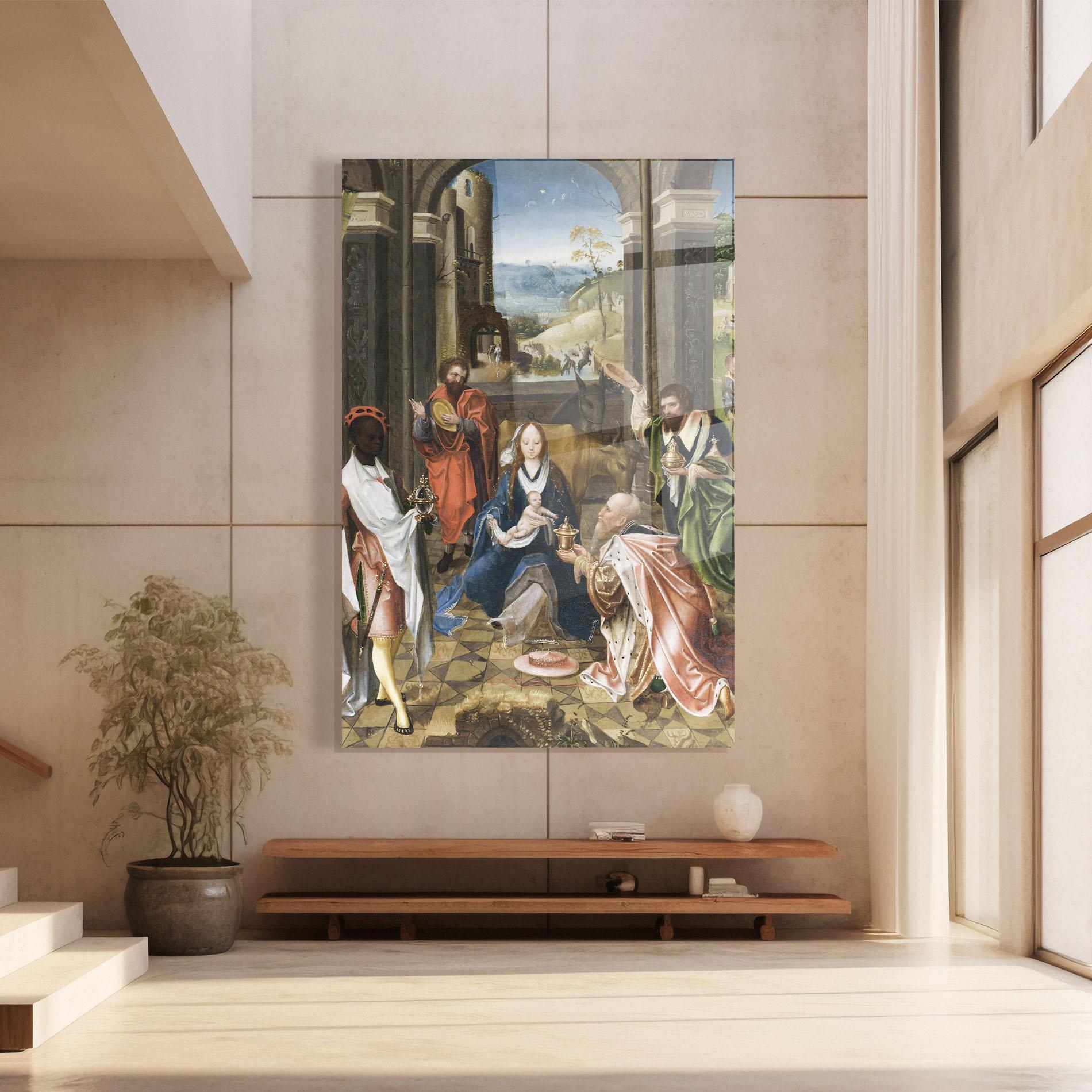 Стъклена картина Merciful Miracle mockup 8