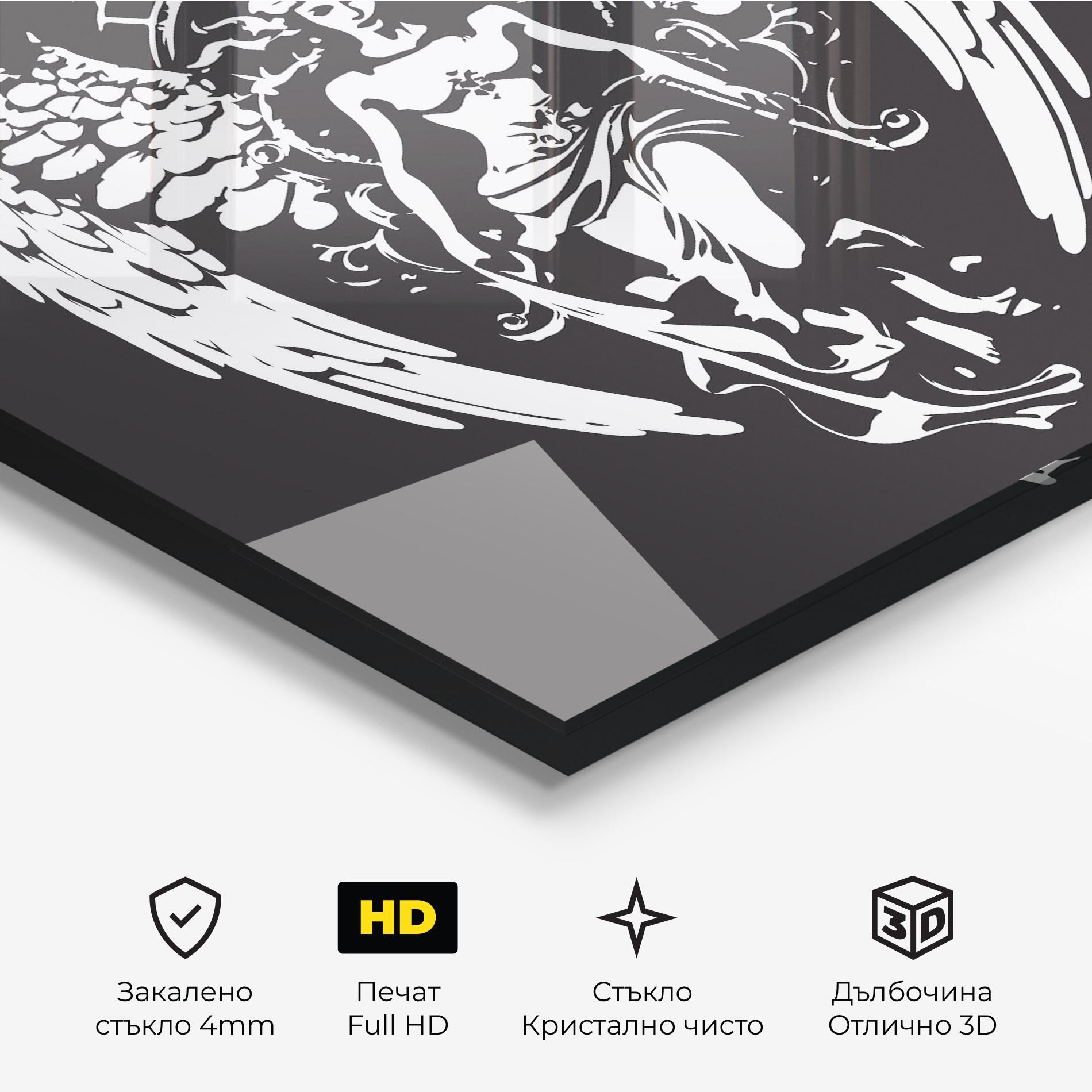 Стъклена картина Angel Of Jewels mockup 3