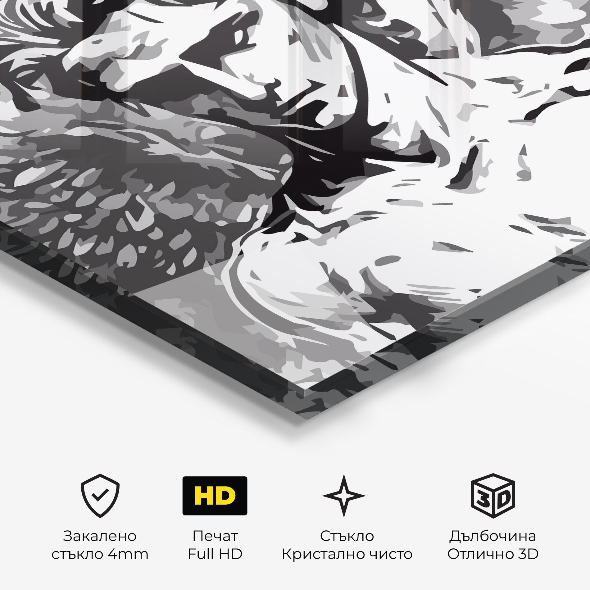 Стъклена картина Beautiful Angel mockup 3