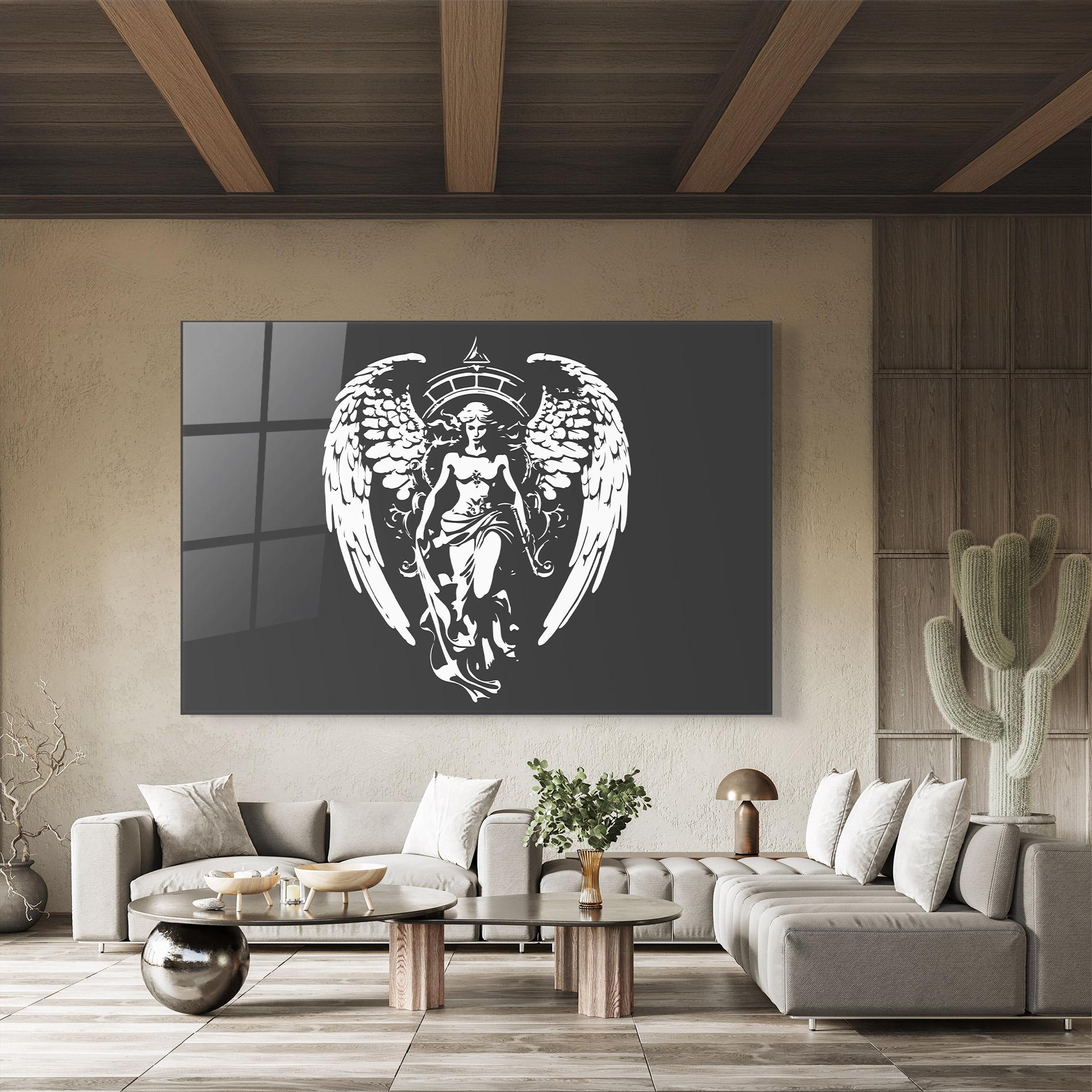 Стъклена картина Angel Of Jewels mockup 8