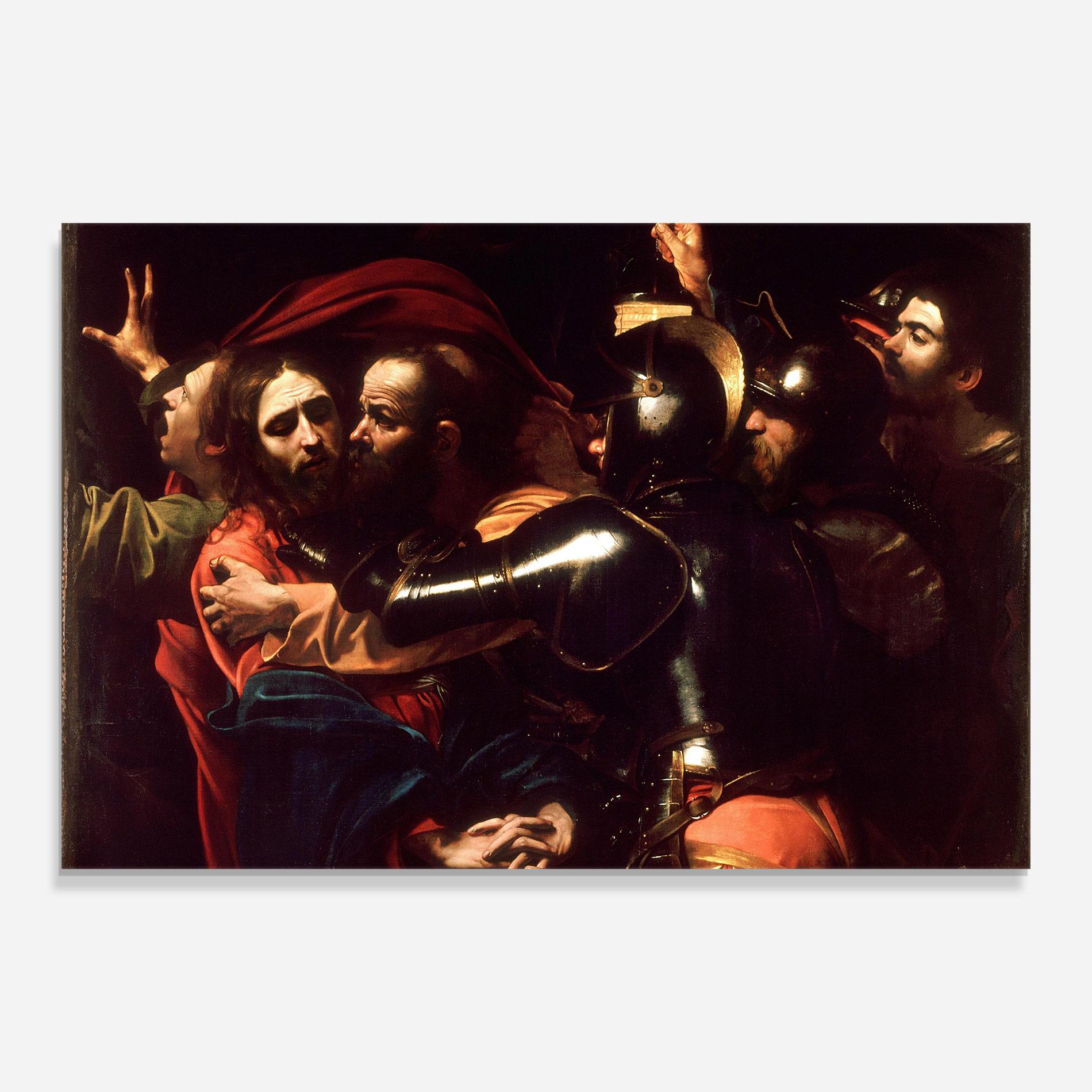 Стъклена картина The Taking Of Christ mockup 0