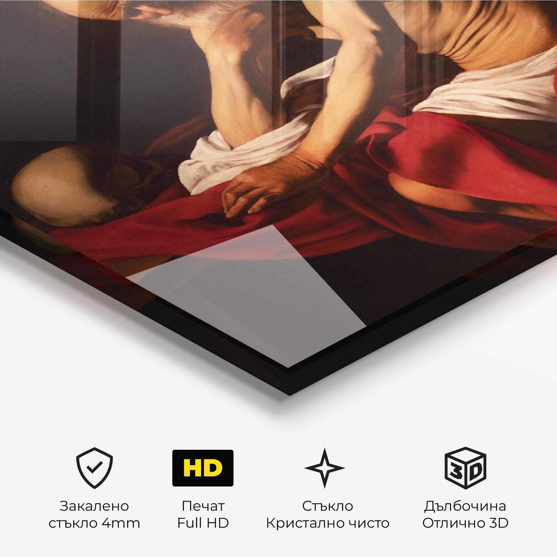 Стъклена картина Sant Jeroni Penitent mockup 3