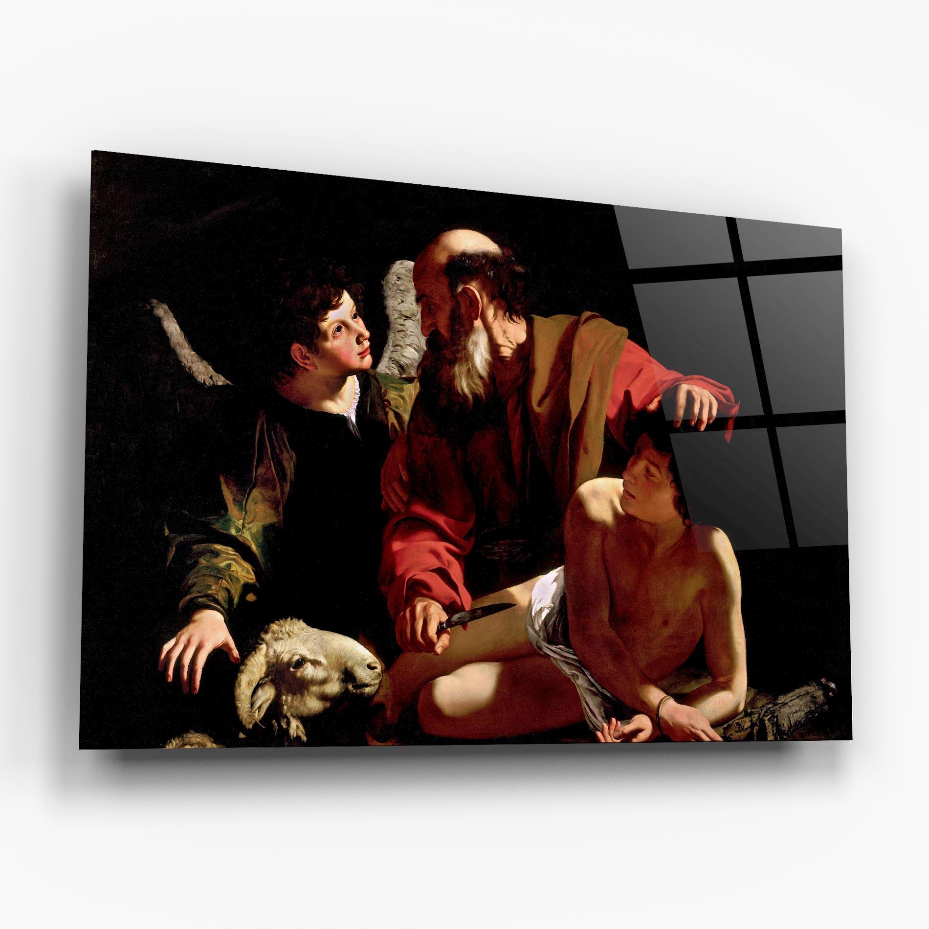 Стъклена картина Sacrifice Of Isaac mockup 6