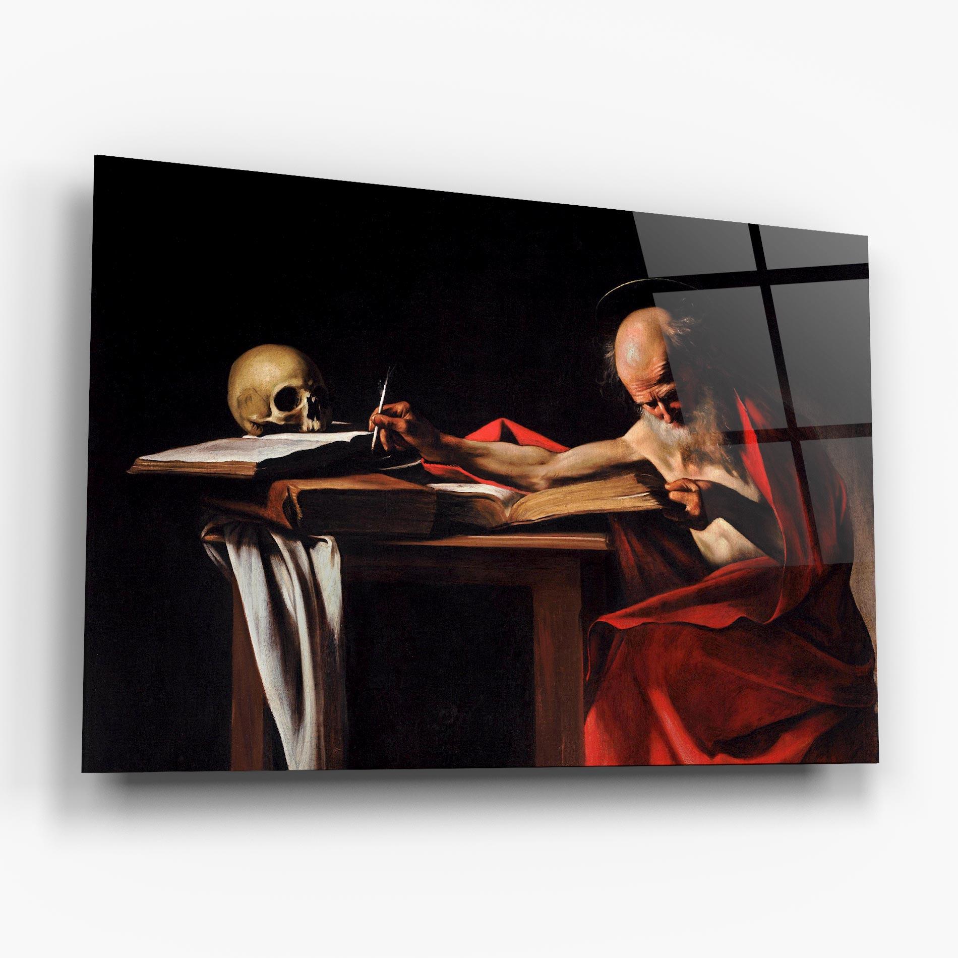 Стъклена картина Saint Jerome Writing mockup 6