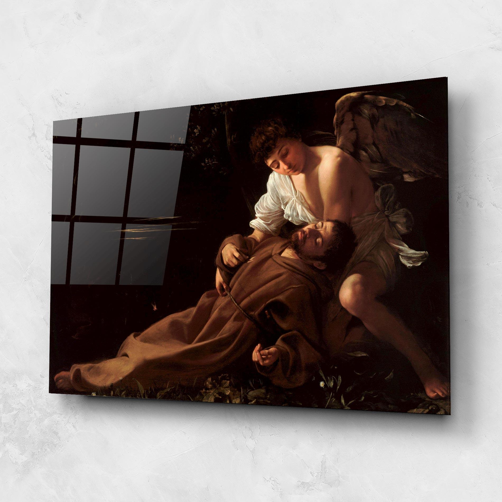 Стъклена картина Francis Of Assisi In Ecstasy mockup 1