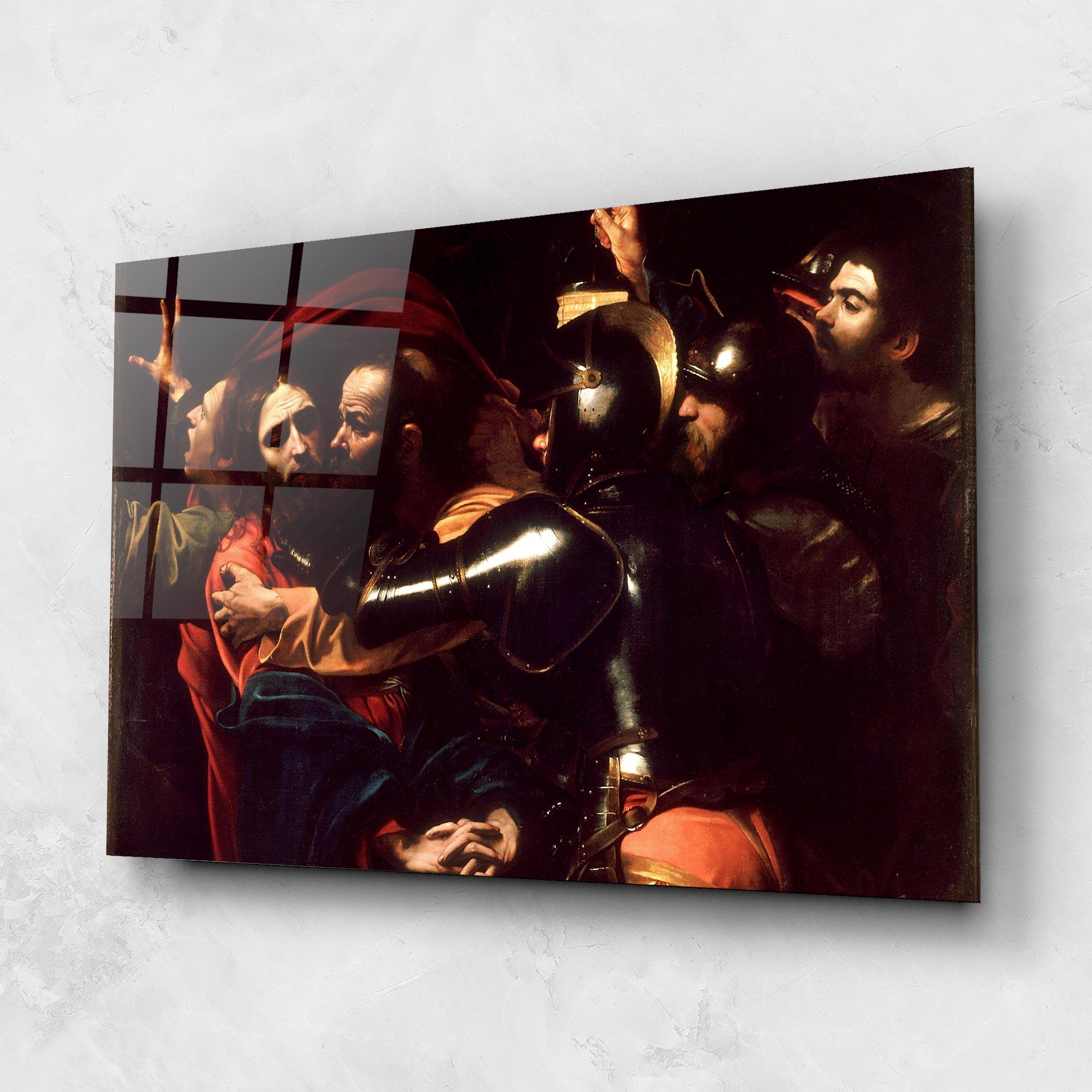 Стъклена картина The Taking Of Christ mockup 1