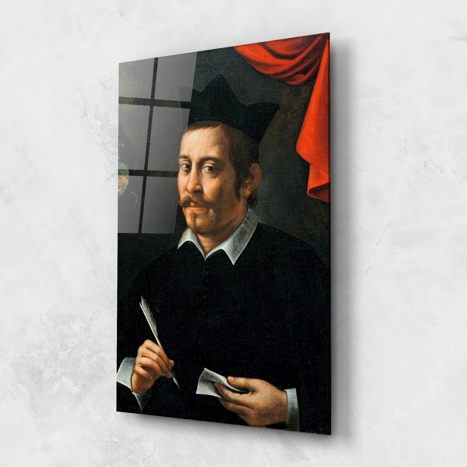 Стъклена картина Portrait Of A Prelate mockup 1