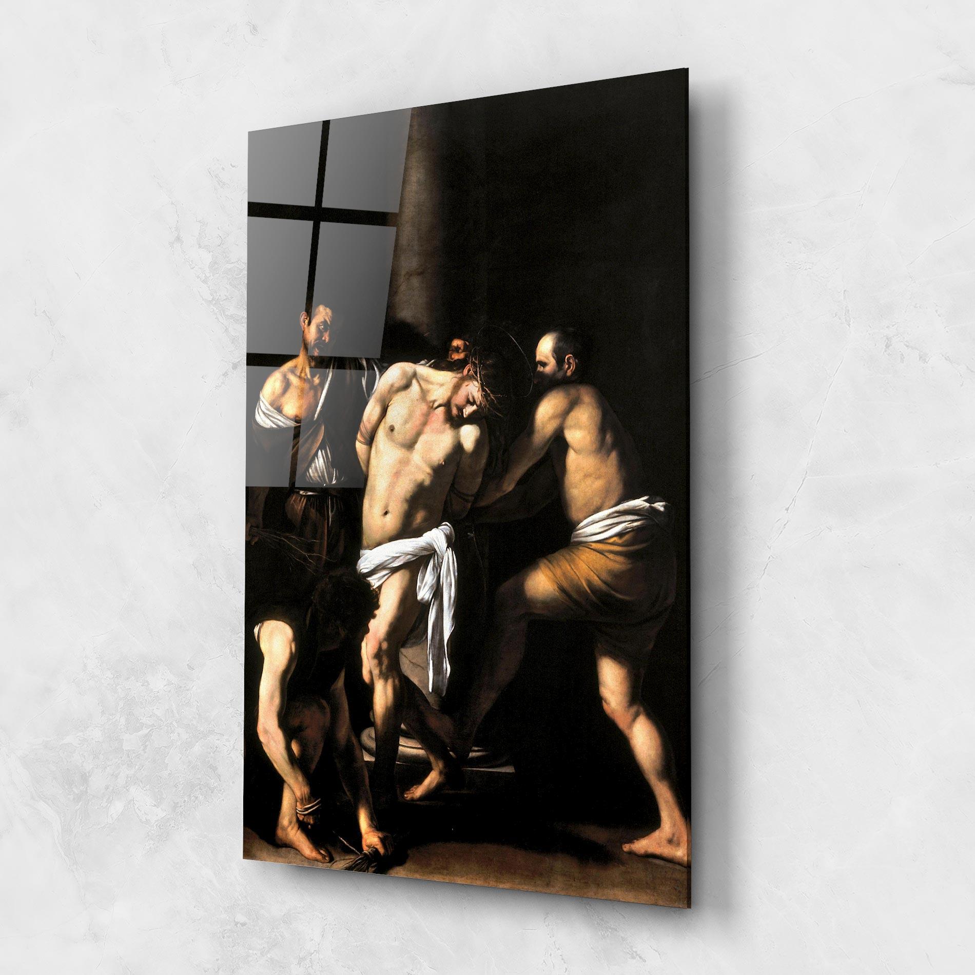 Стъклена картина The Flagellation Of Christ mockup 1