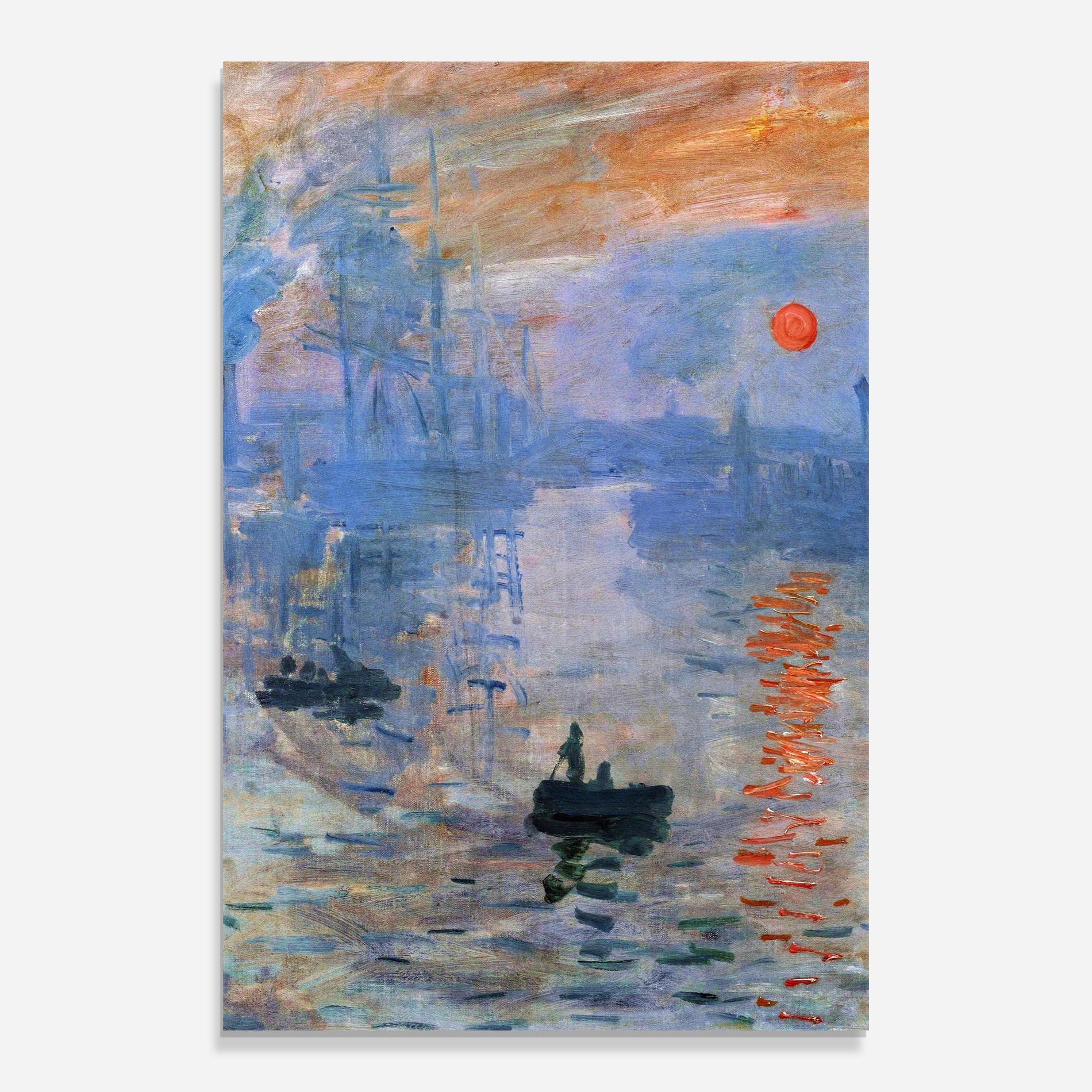 Стъклена картина Sunrise Painting mockup 0