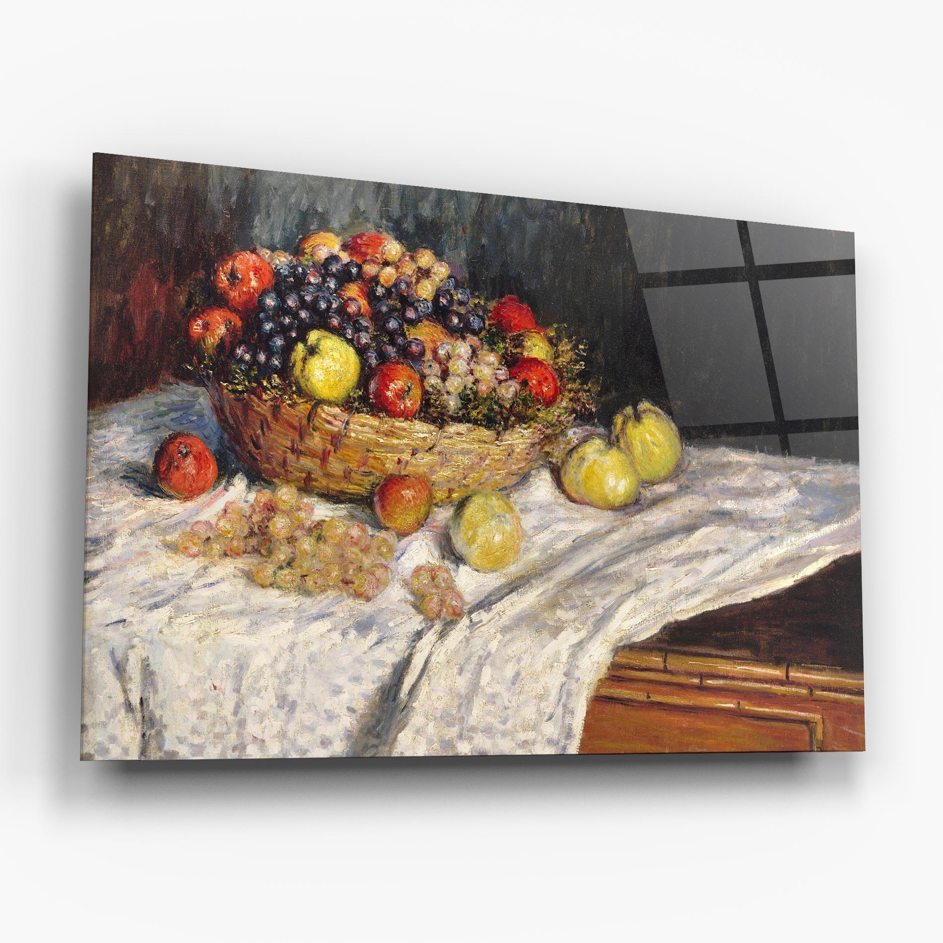 Стъклена картина Apples And Grapes mockup 6