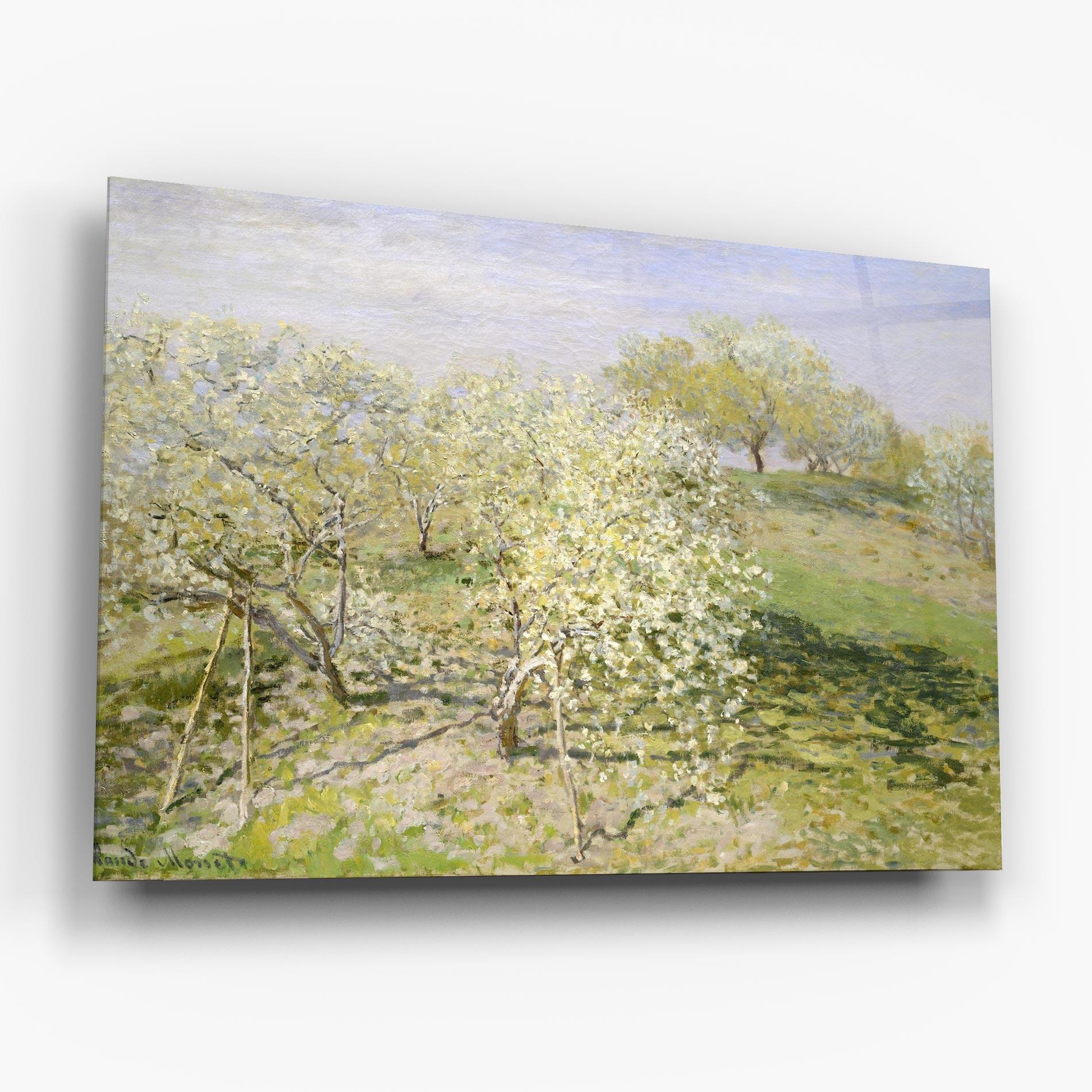 Стъклена картина Fruit Trees In Bloom mockup 6