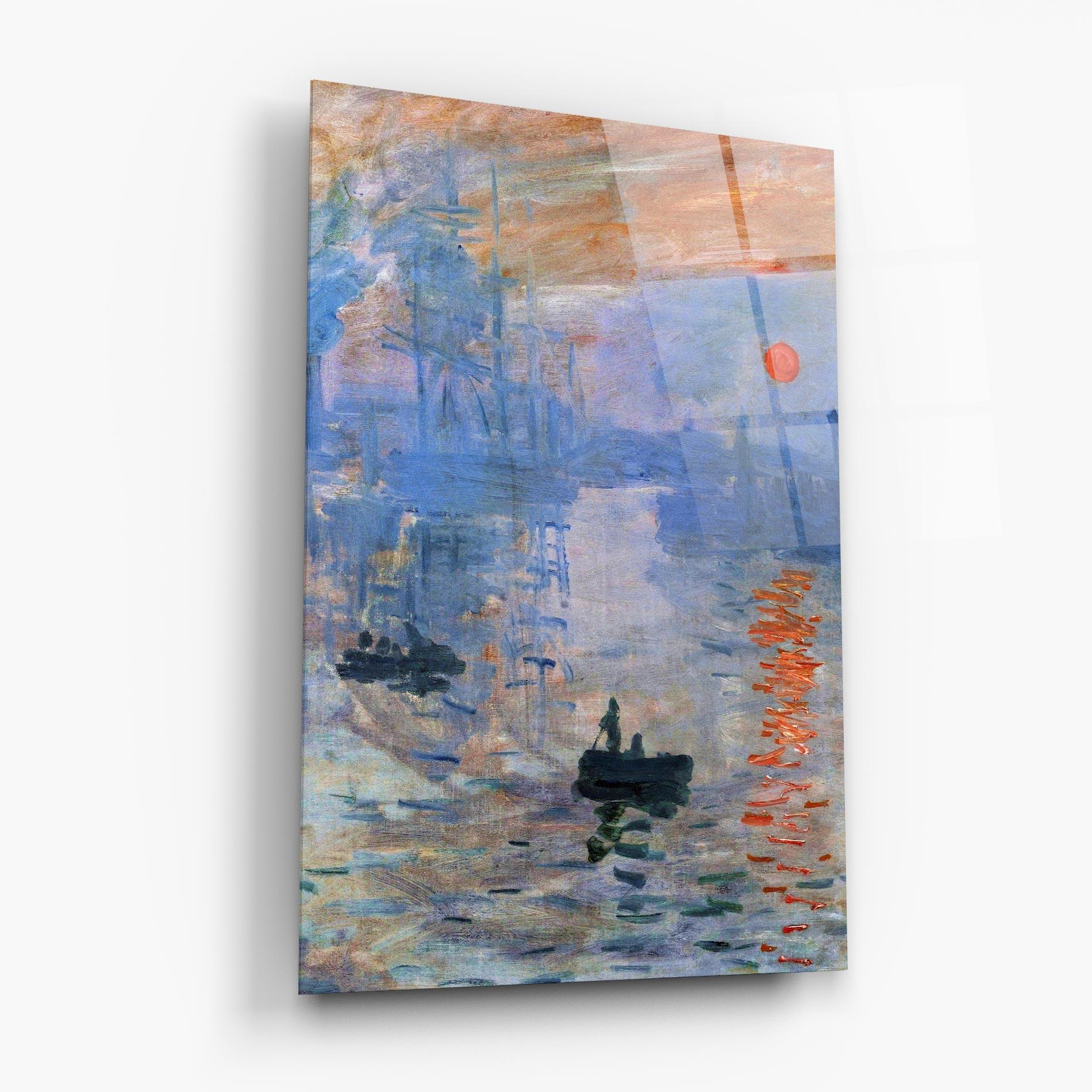 Стъклена картина Sunrise Painting mockup 6