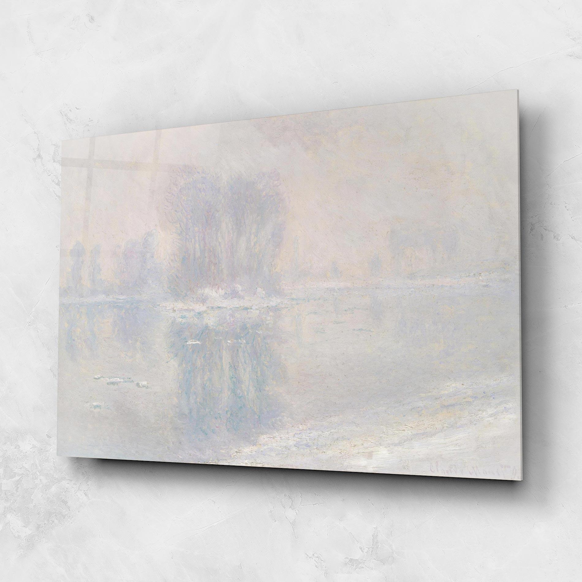 Стъклена картина Ice Floes mockup 1