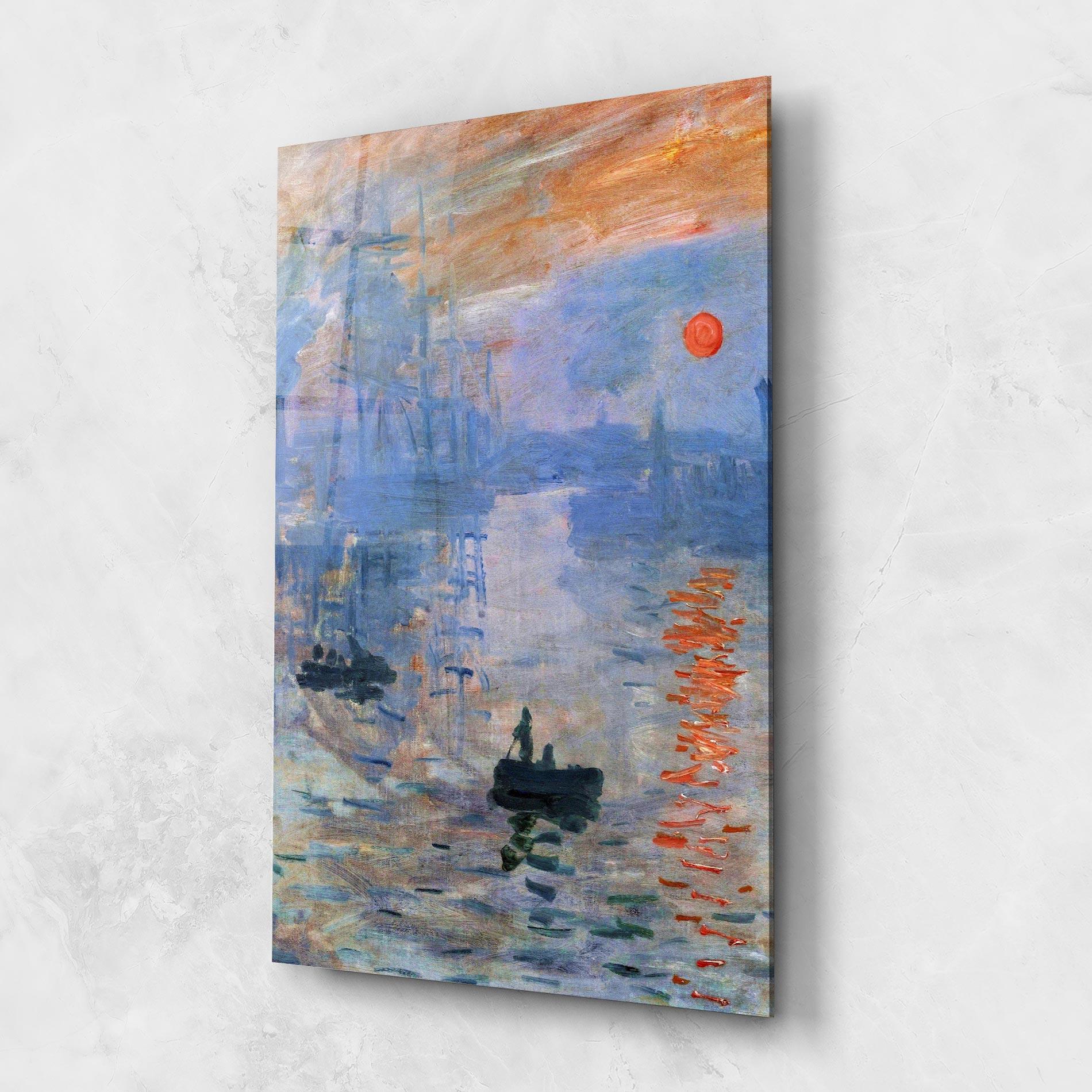 Стъклена картина Sunrise Painting mockup 1