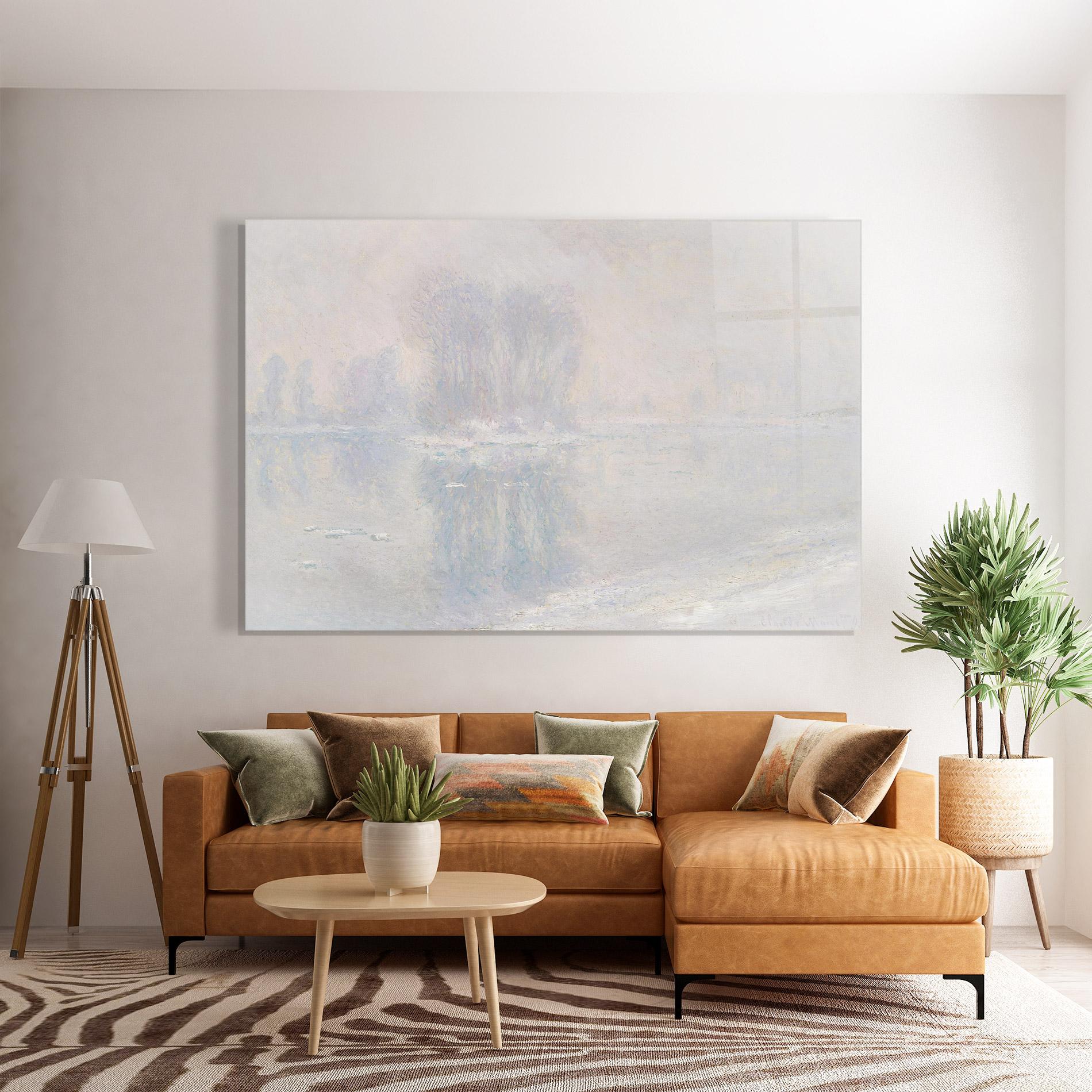 Стъклена картина Ice Floes mockup 7