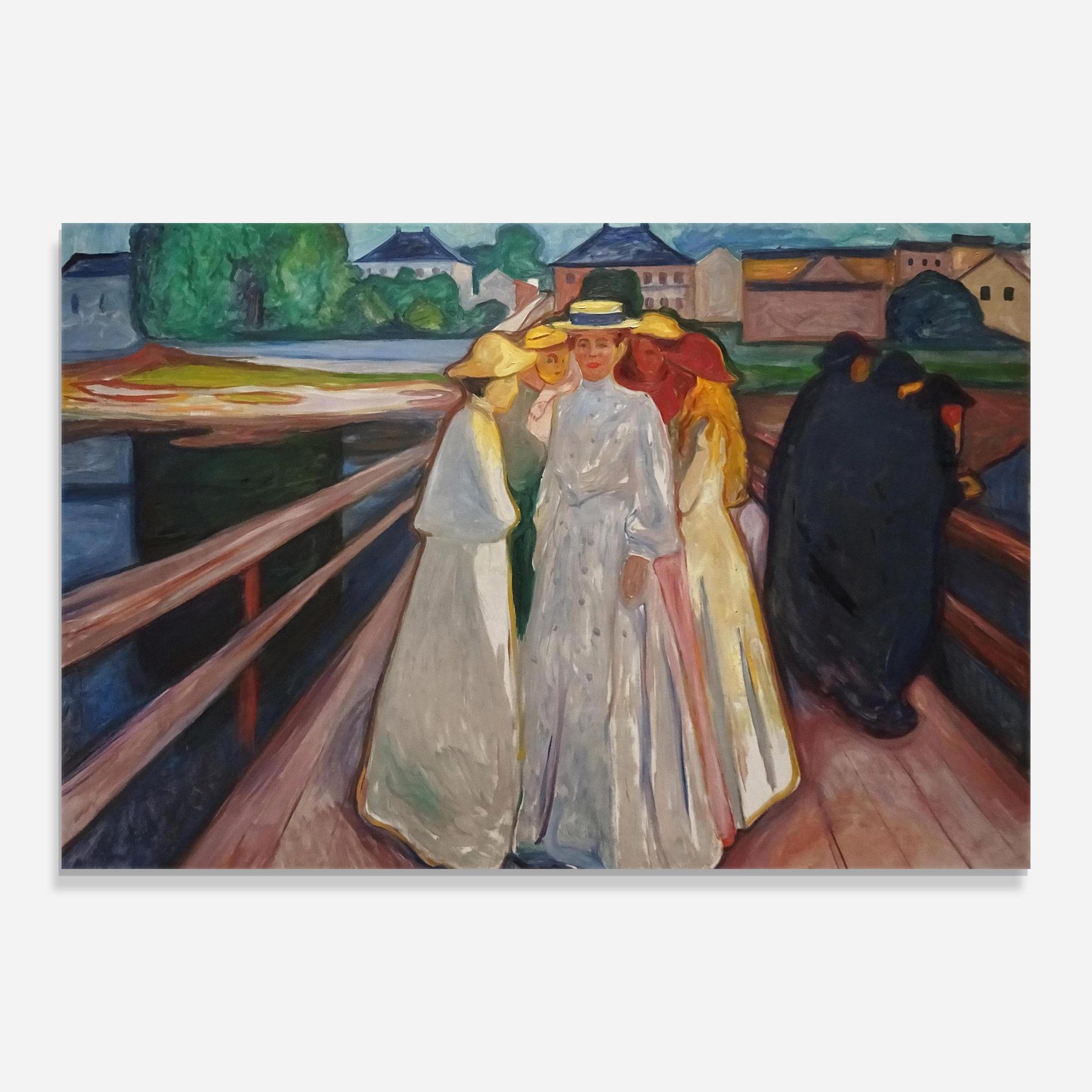 Стъклена картина Munch Art mockup 0