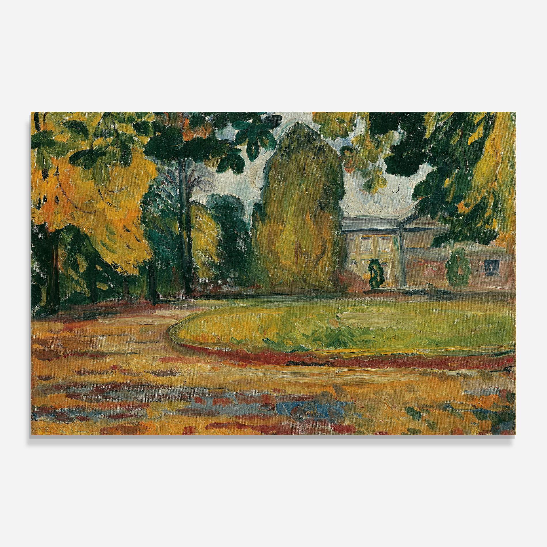 Стъклена картина Park In Kosen mockup 0