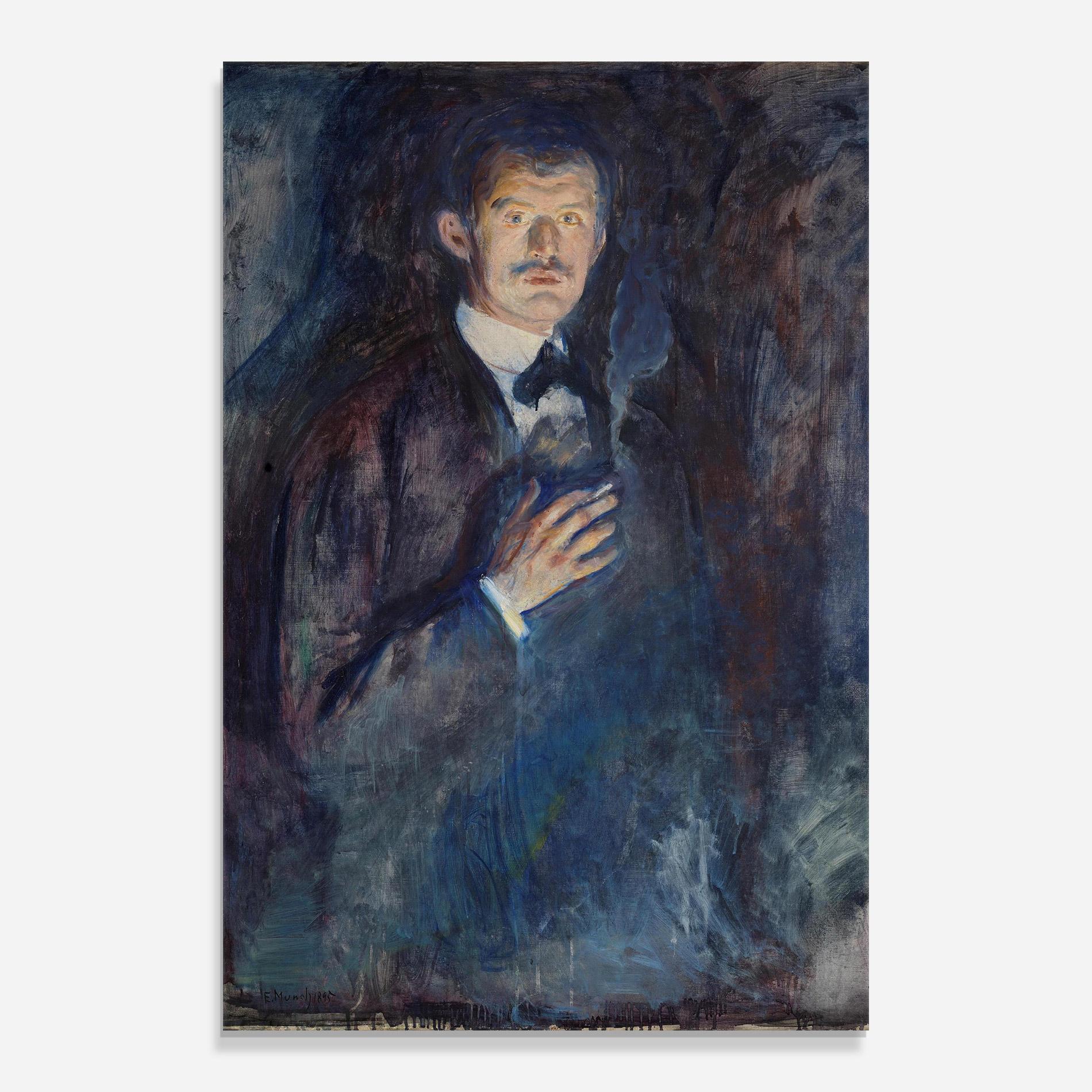 Стъклена картина Self Burning Cigarette mockup 0