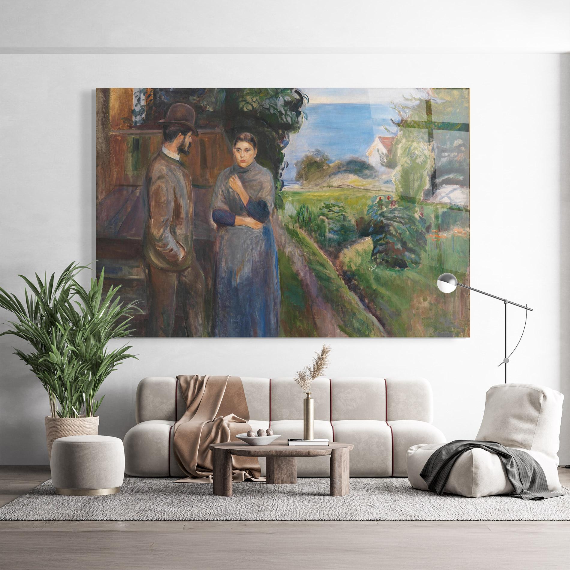 Стъклена картина Evening Passion mockup 9