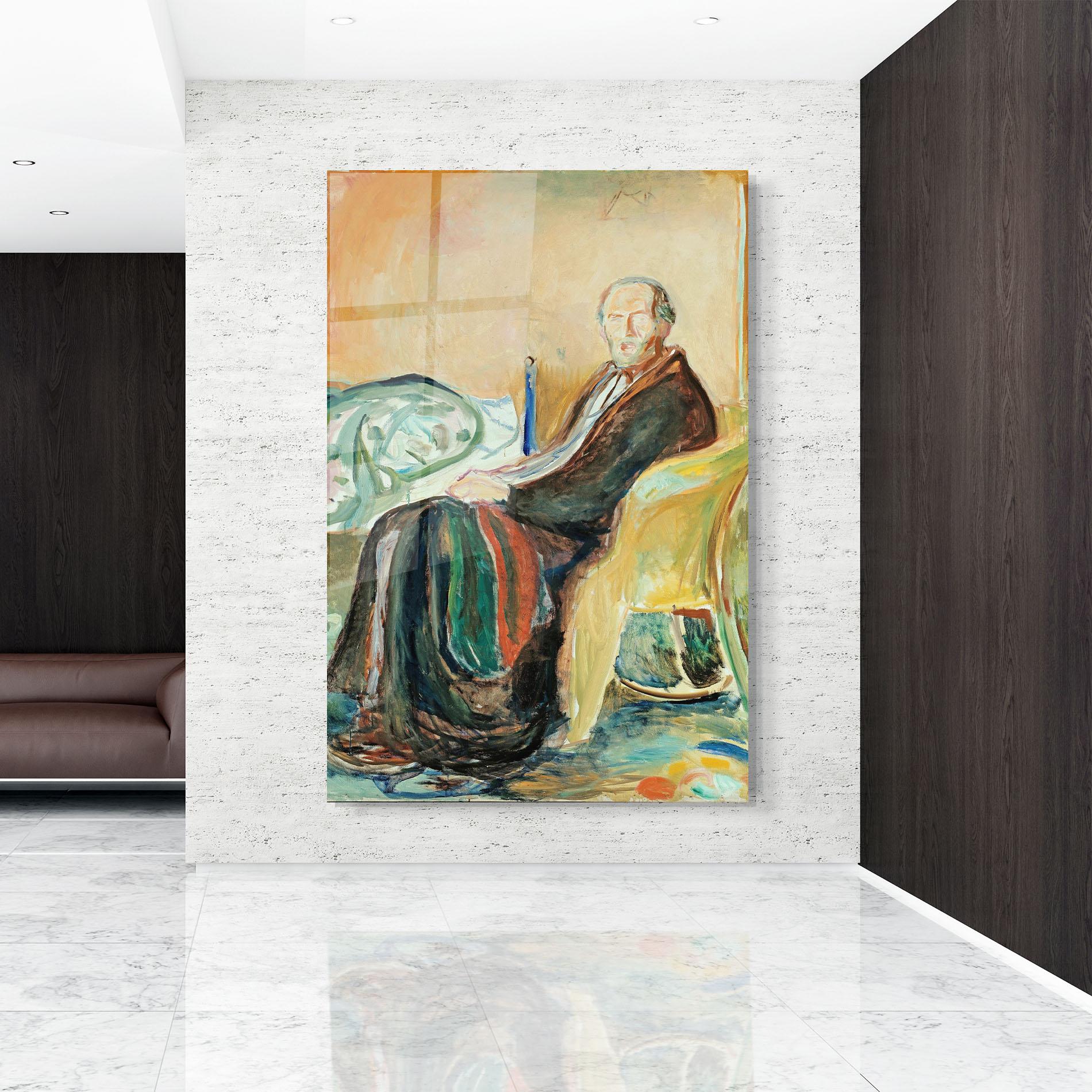 Стъклена картина Self Portrait Spanish mockup 9