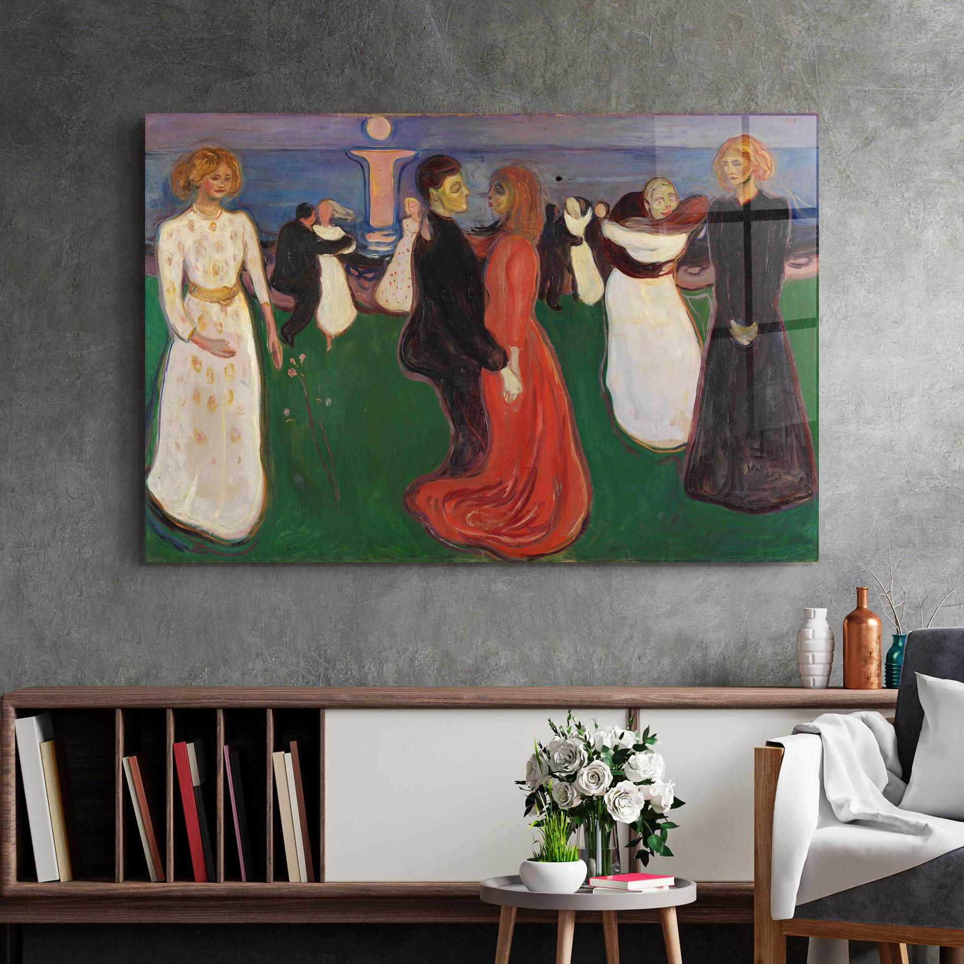 Стъклена картина Dance Of Life mockup 2