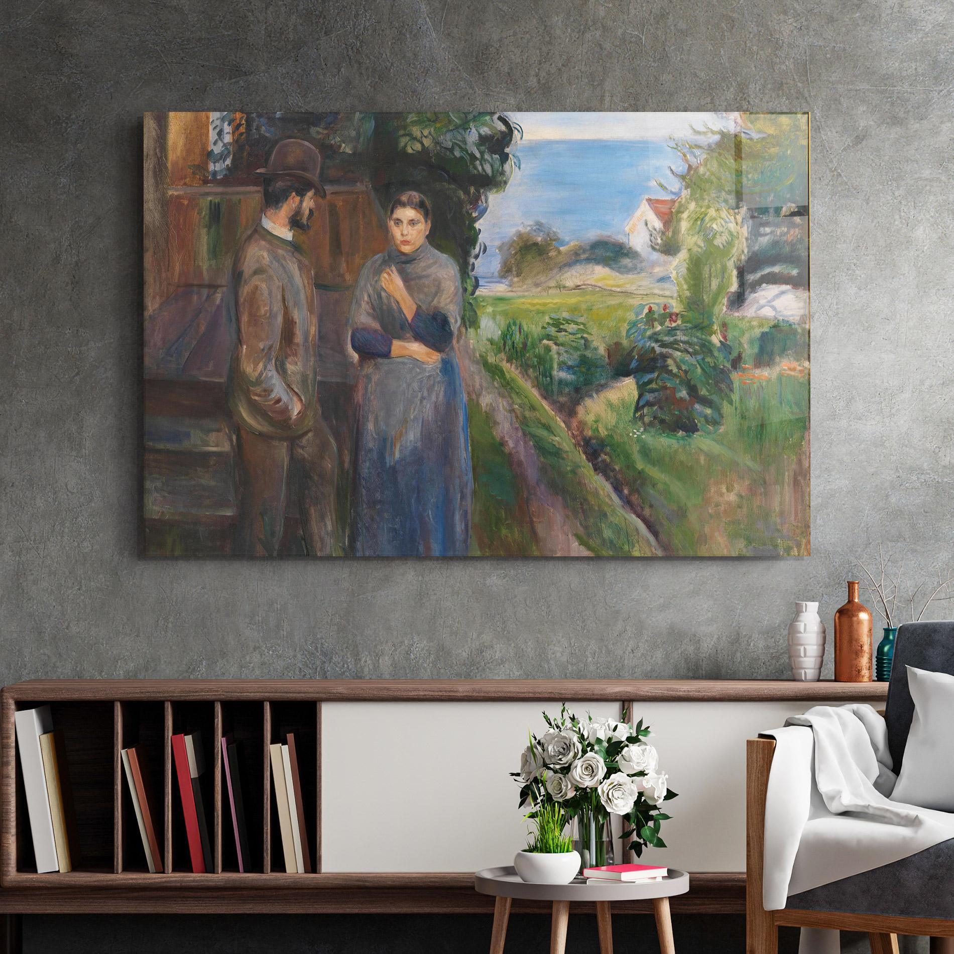 Стъклена картина Evening Passion mockup 2