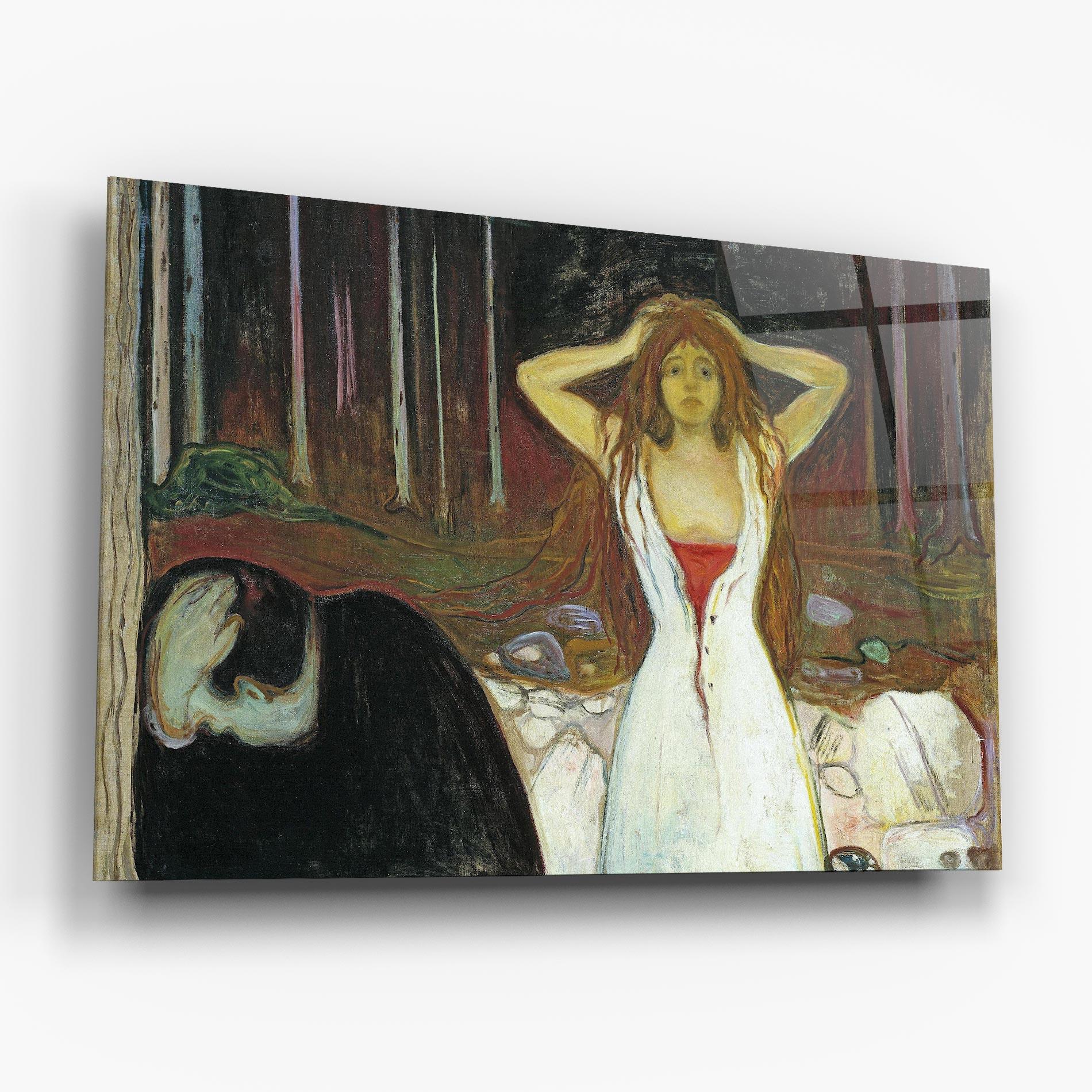 Стъклена картина Ashes mockup 6