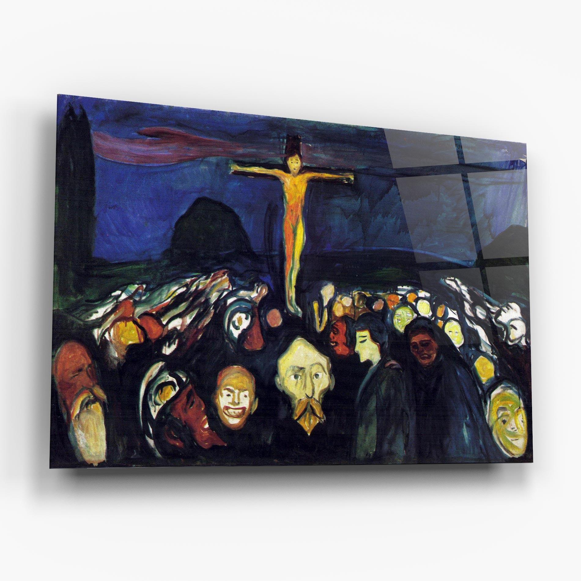 Стъклена картина Golgotha mockup 6