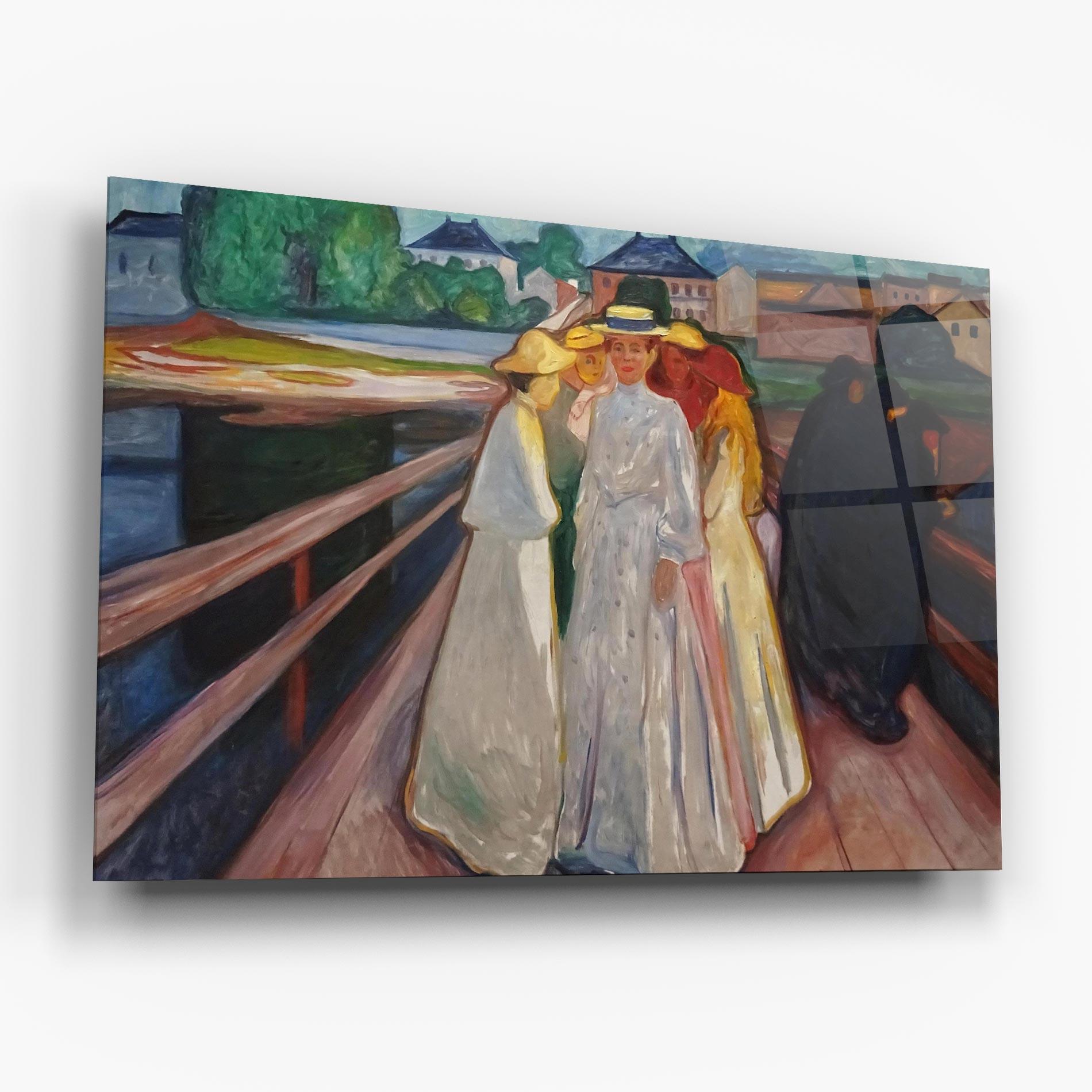 Стъклена картина Munch Art mockup 6