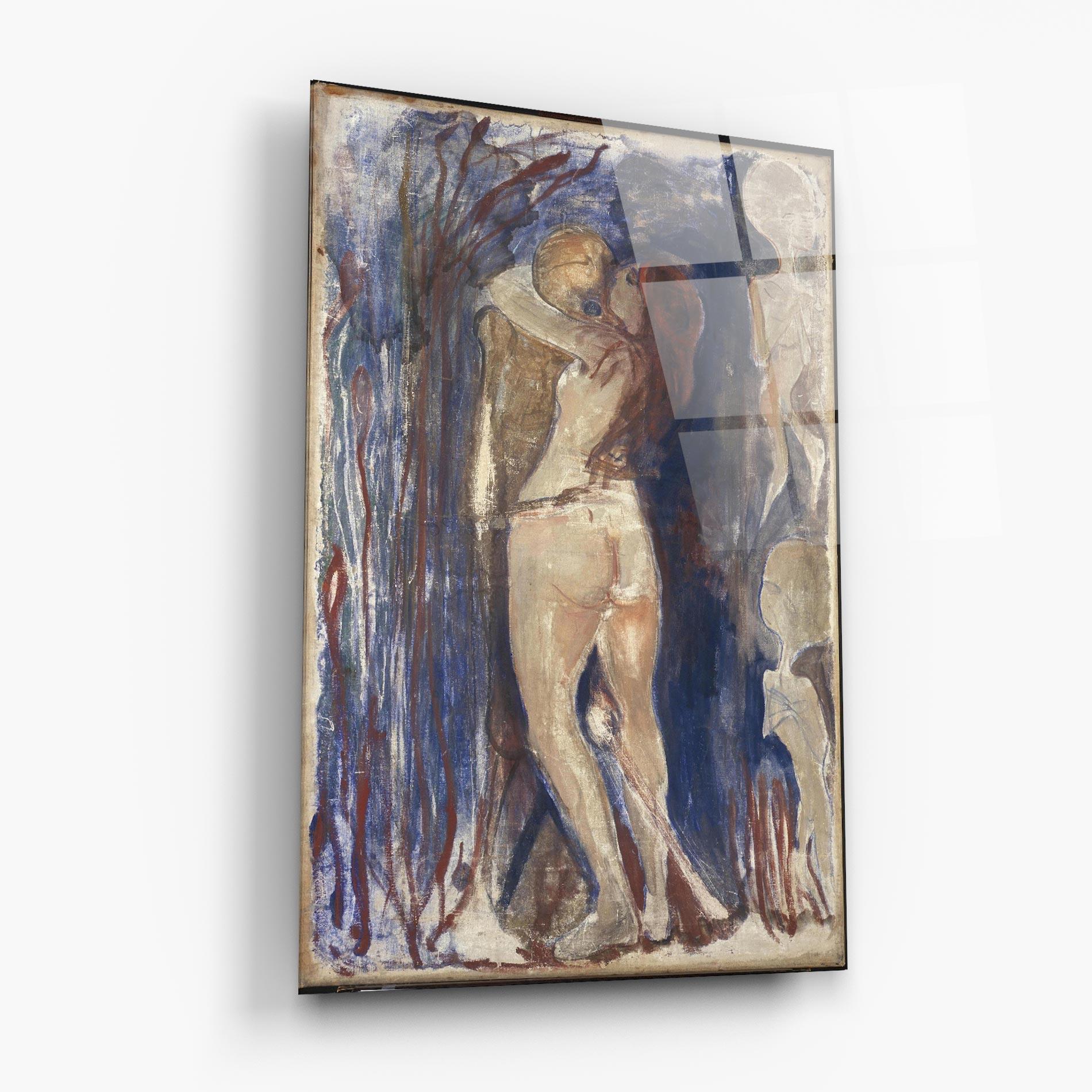 Стъклена картина Death And Life mockup 6