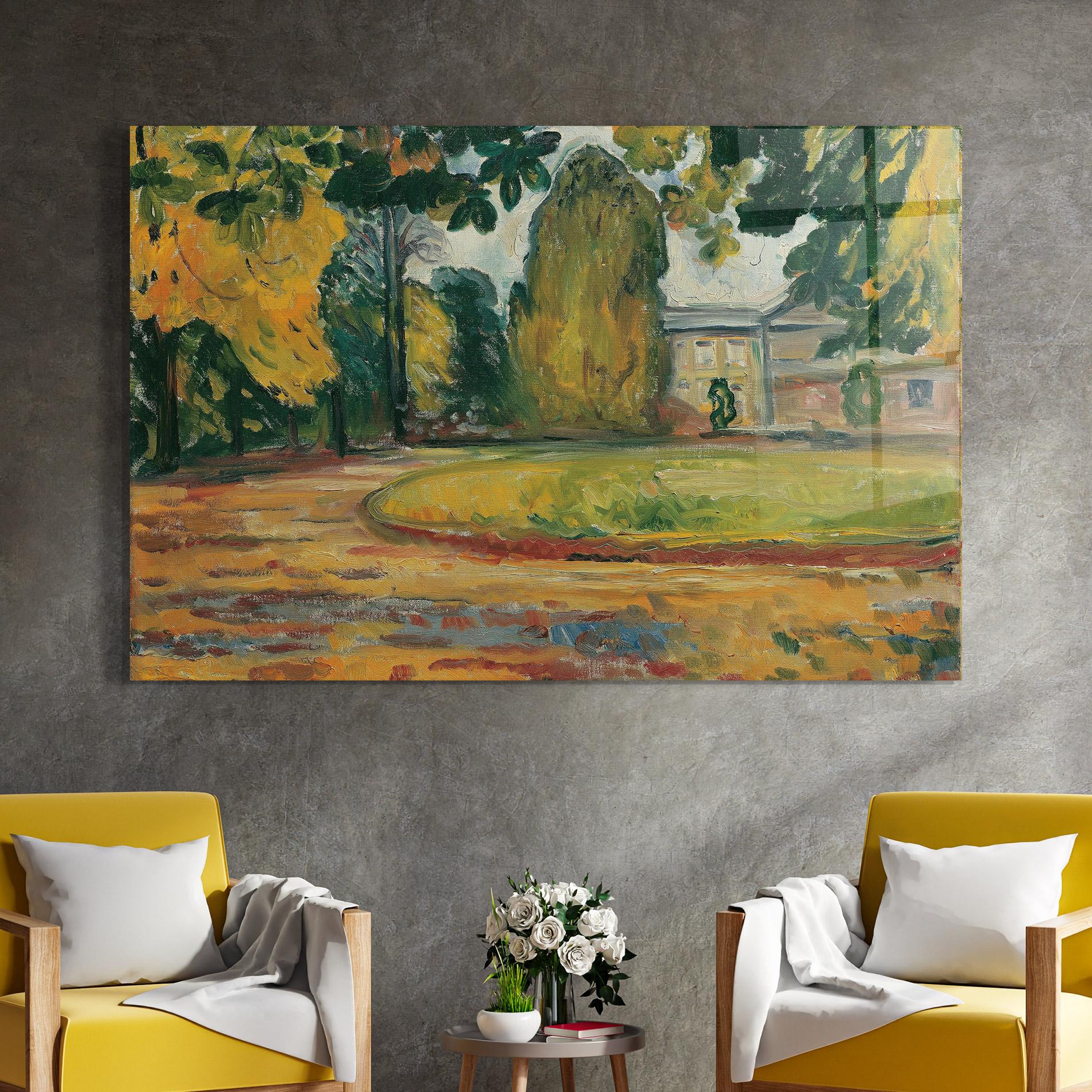 Стъклена картина Park In Kosen mockup 4