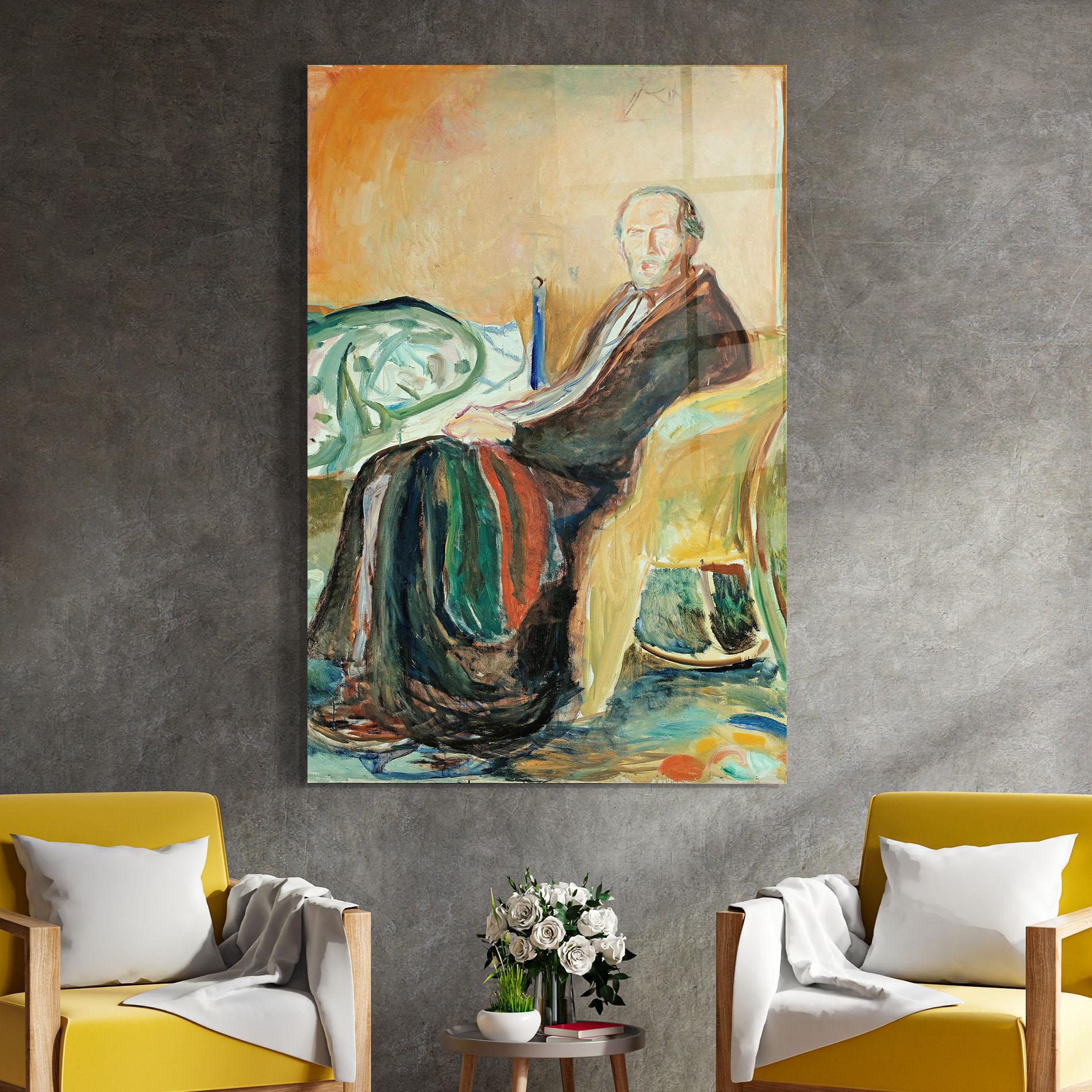 Стъклена картина Self Portrait Spanish mockup 4