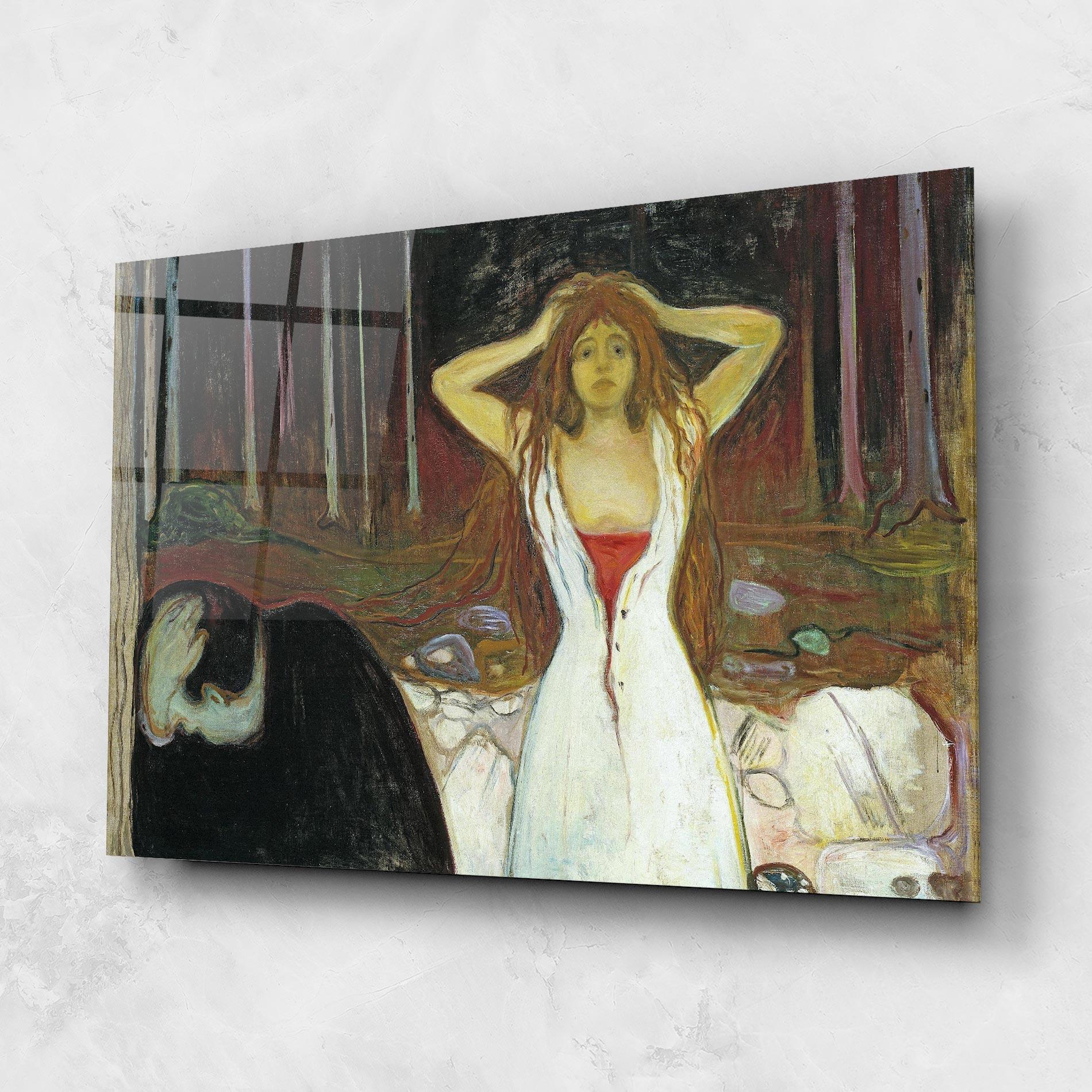 Стъклена картина Ashes mockup 1