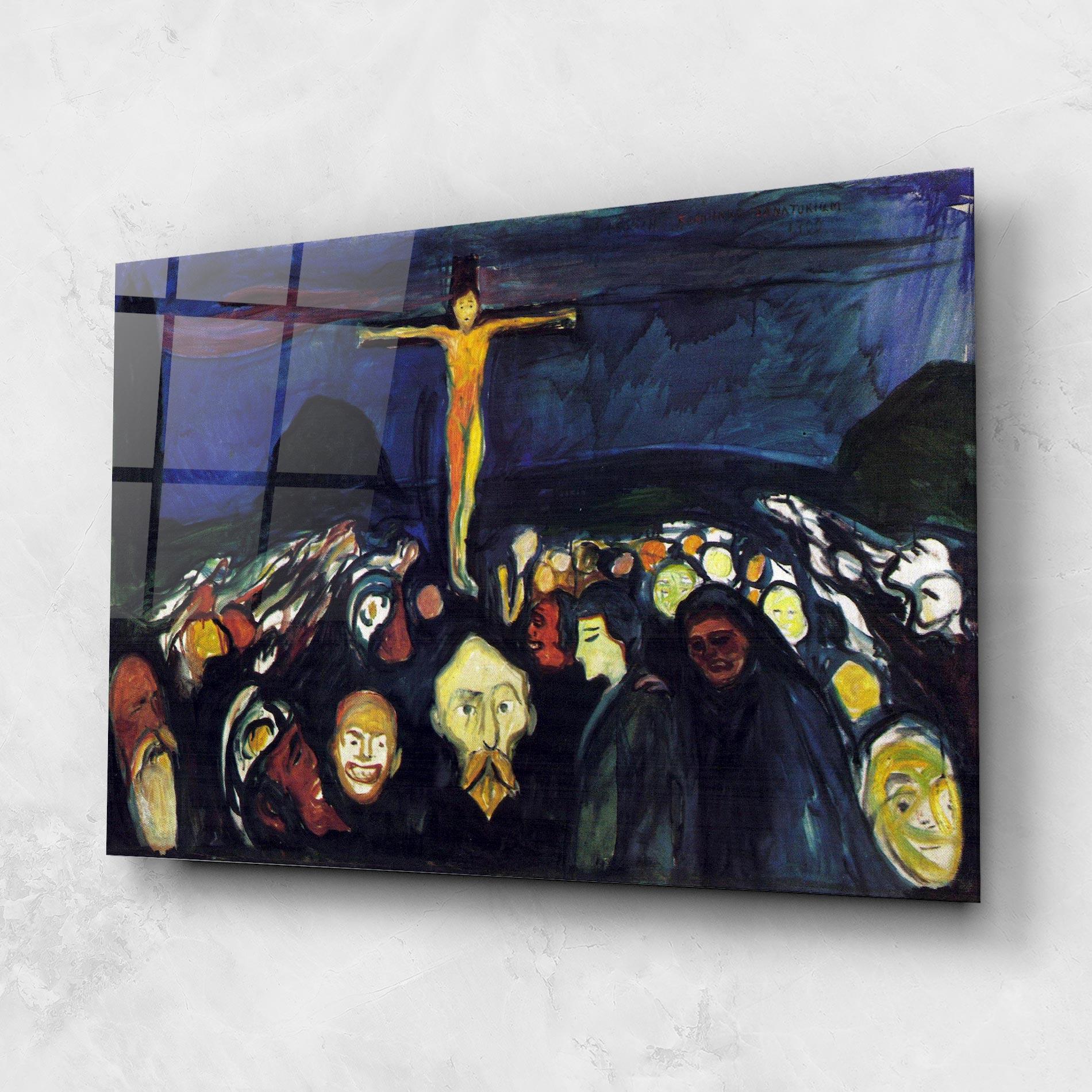 Стъклена картина Golgotha mockup 1