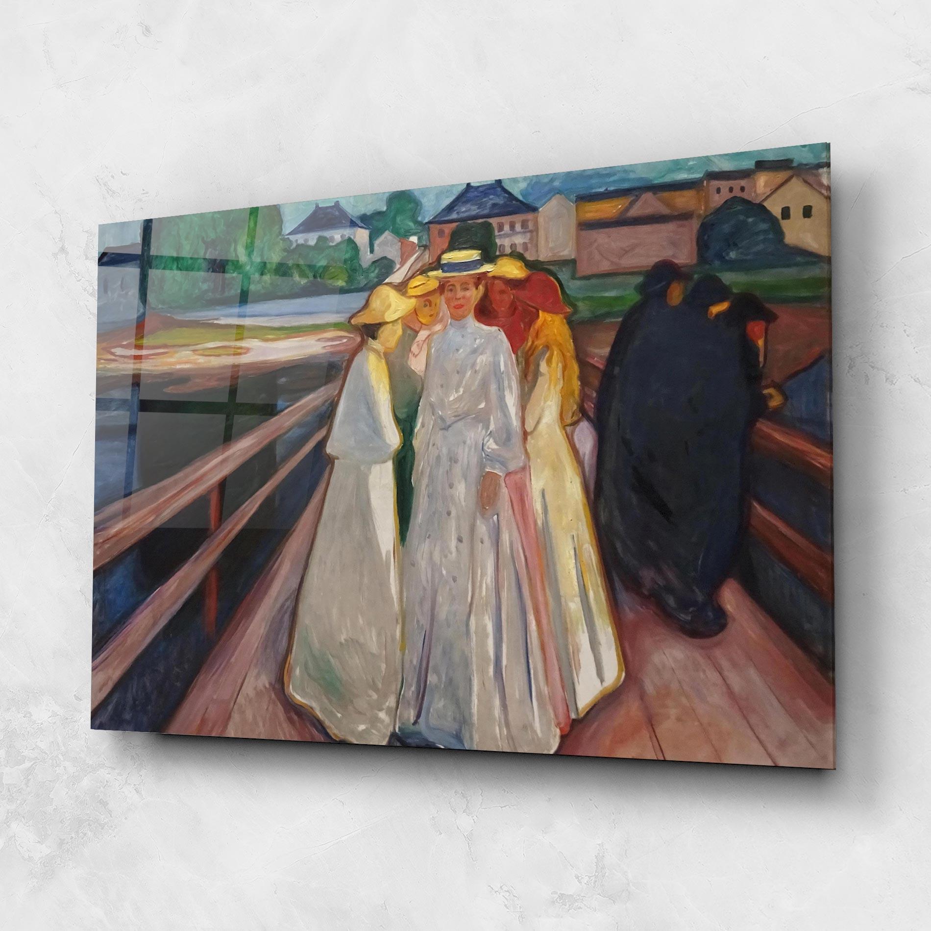 Стъклена картина Munch Art mockup 1