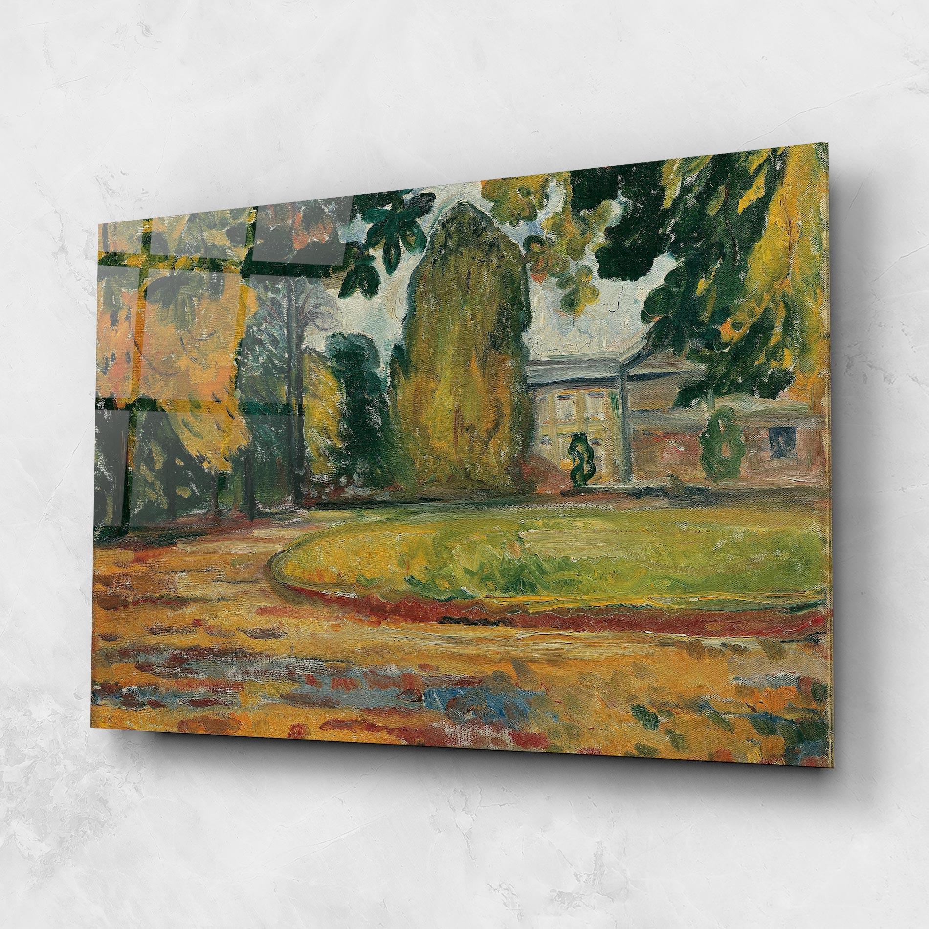 Стъклена картина Park In Kosen mockup 1