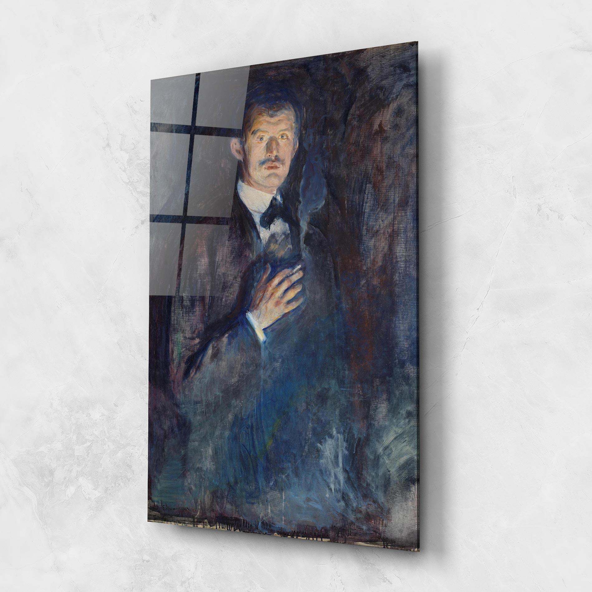 Стъклена картина Self Burning Cigarette mockup 1