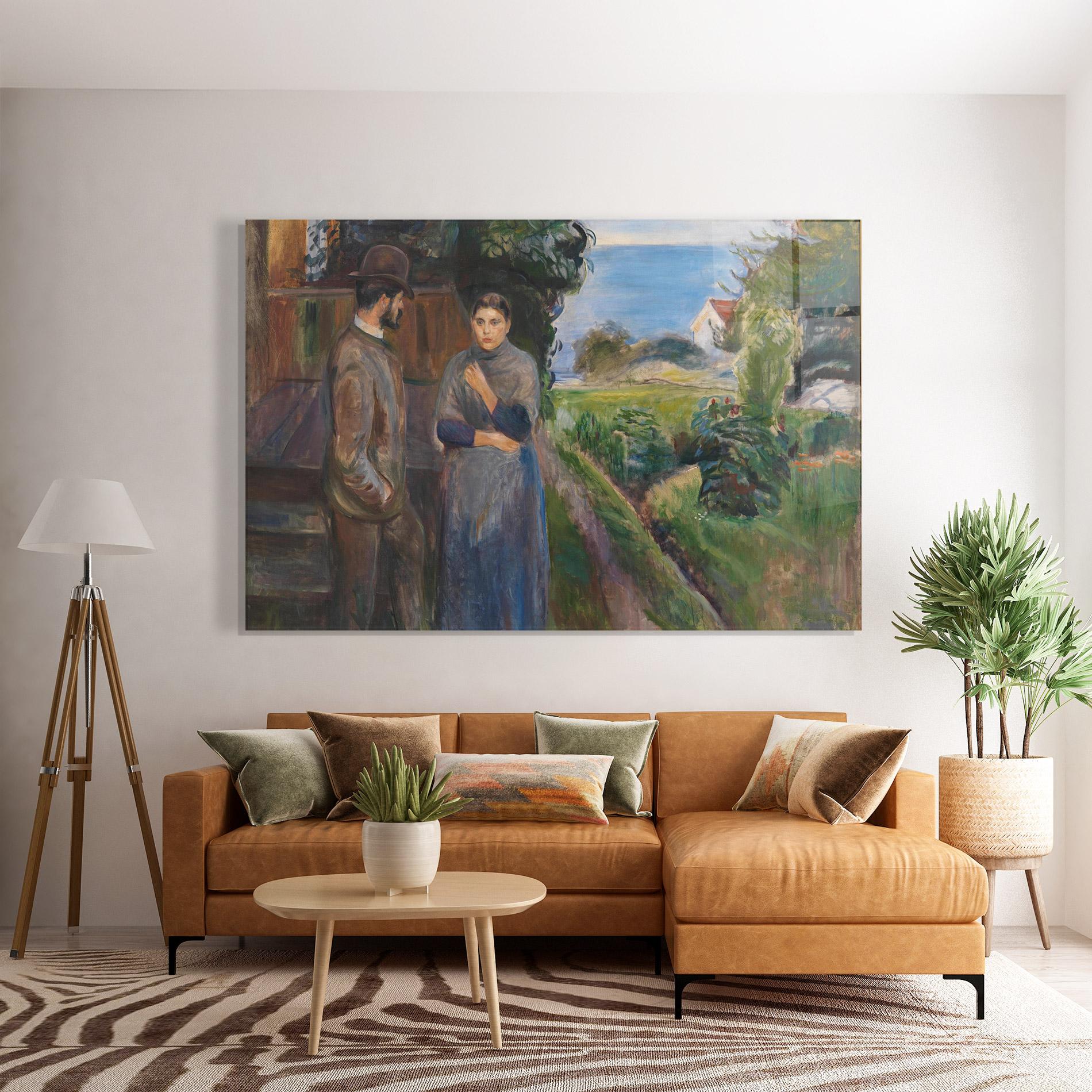 Стъклена картина Evening Passion mockup 7