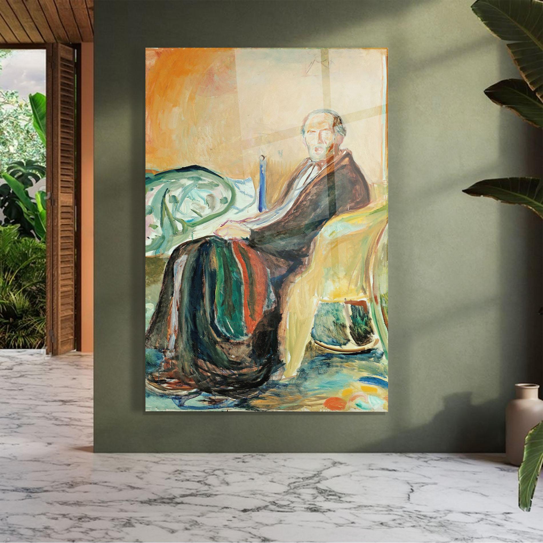 Стъклена картина Self Portrait Spanish mockup 7