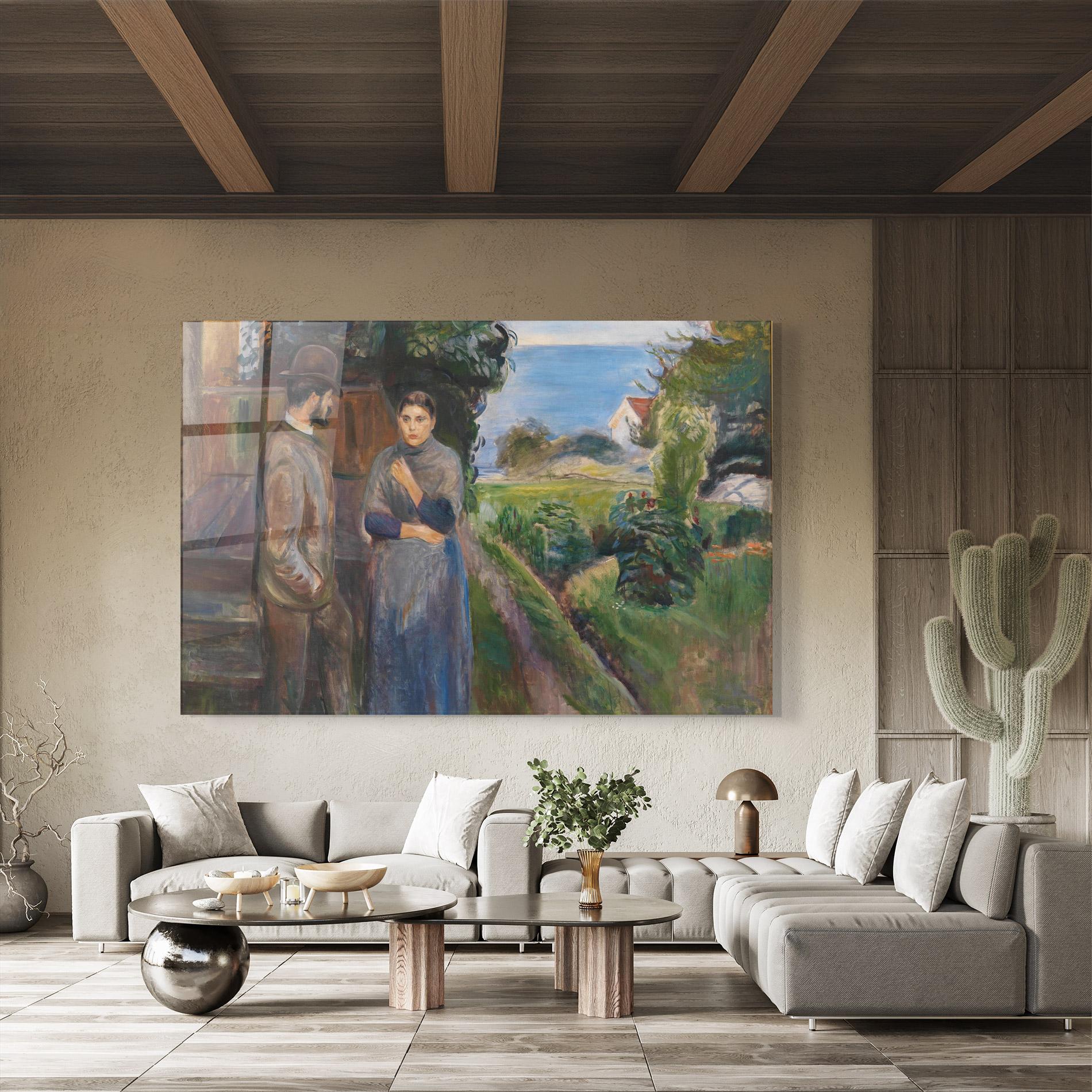 Стъклена картина Evening Passion mockup 8