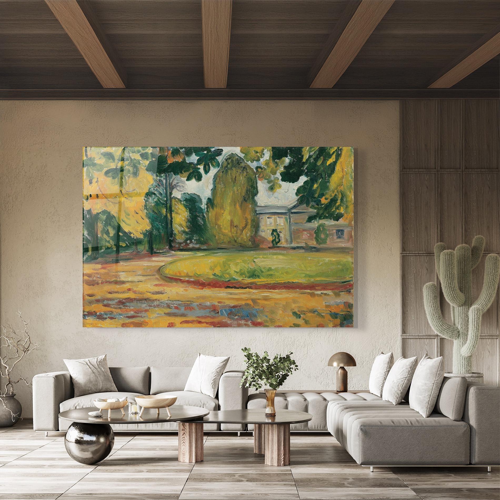 Стъклена картина Park In Kosen mockup 8