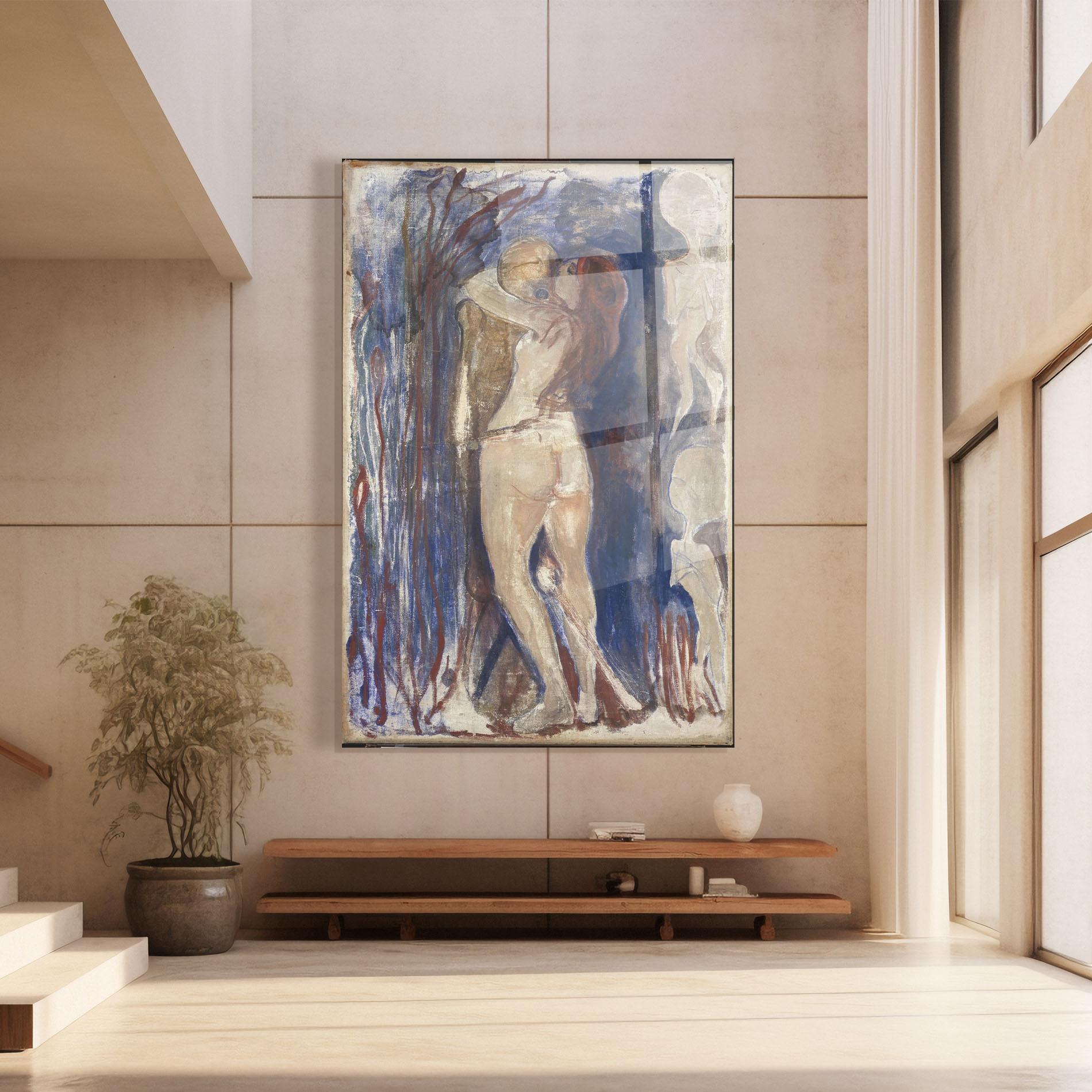 Стъклена картина Death And Life mockup 8