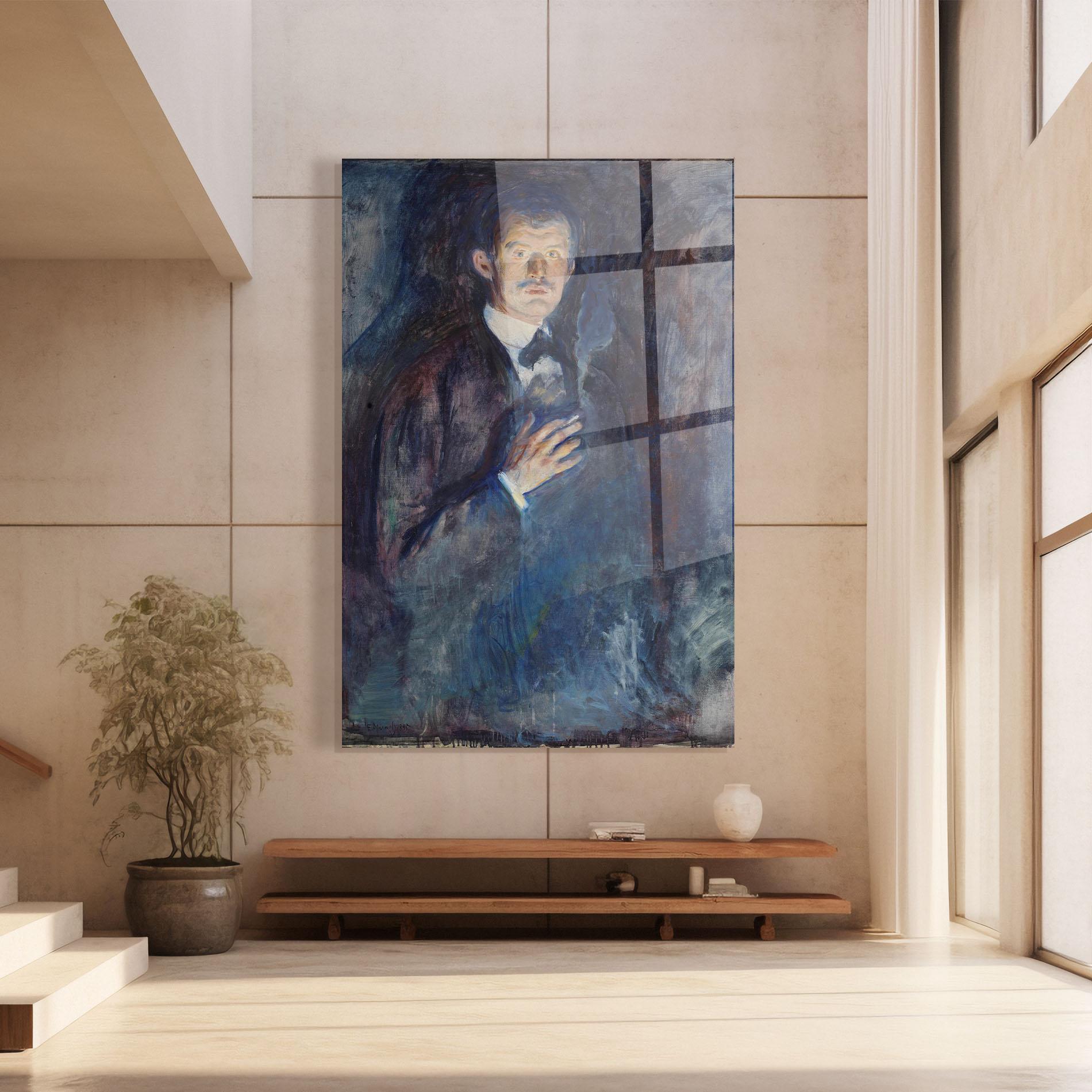 Стъклена картина Self Burning Cigarette mockup 8