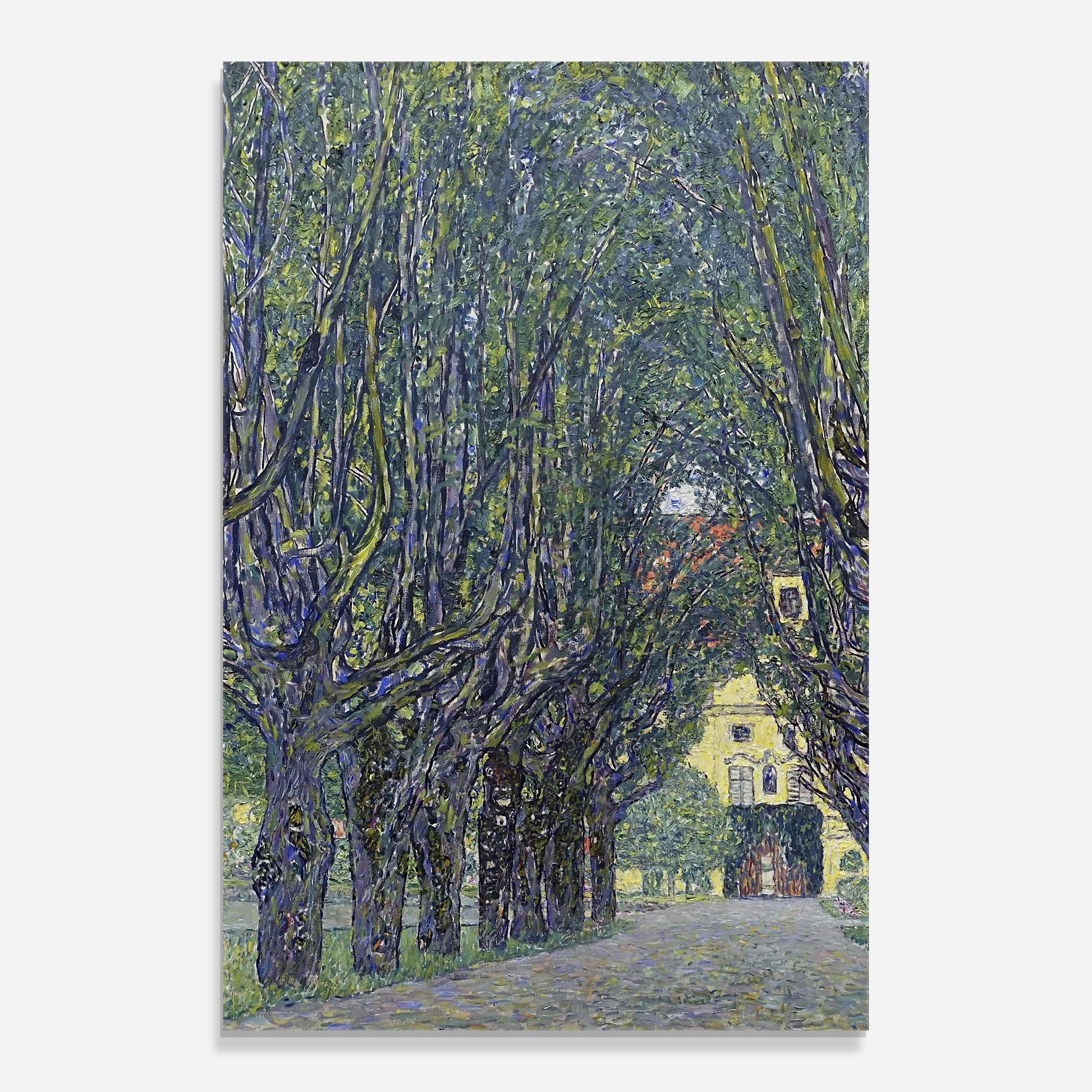 Стъклена картина Allee At Schloss Kammer mockup 0