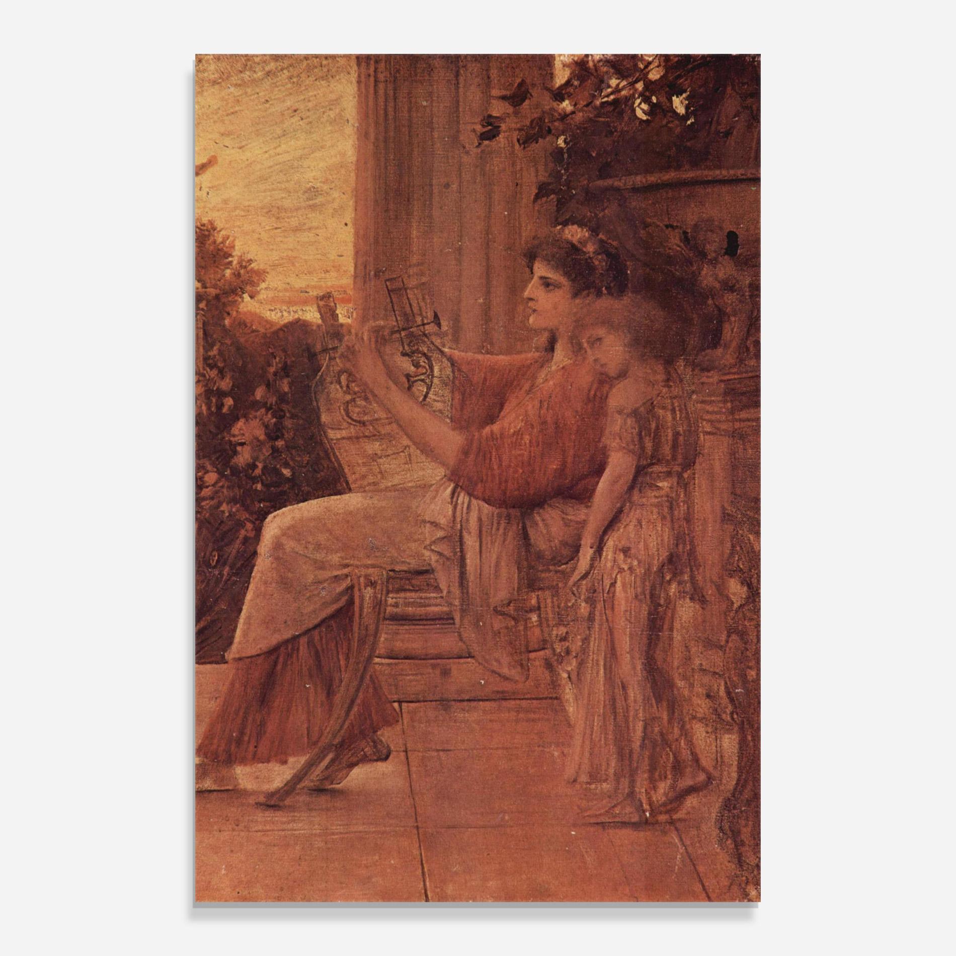 Стъклена картина Gustav Klimt Painting mockup 0