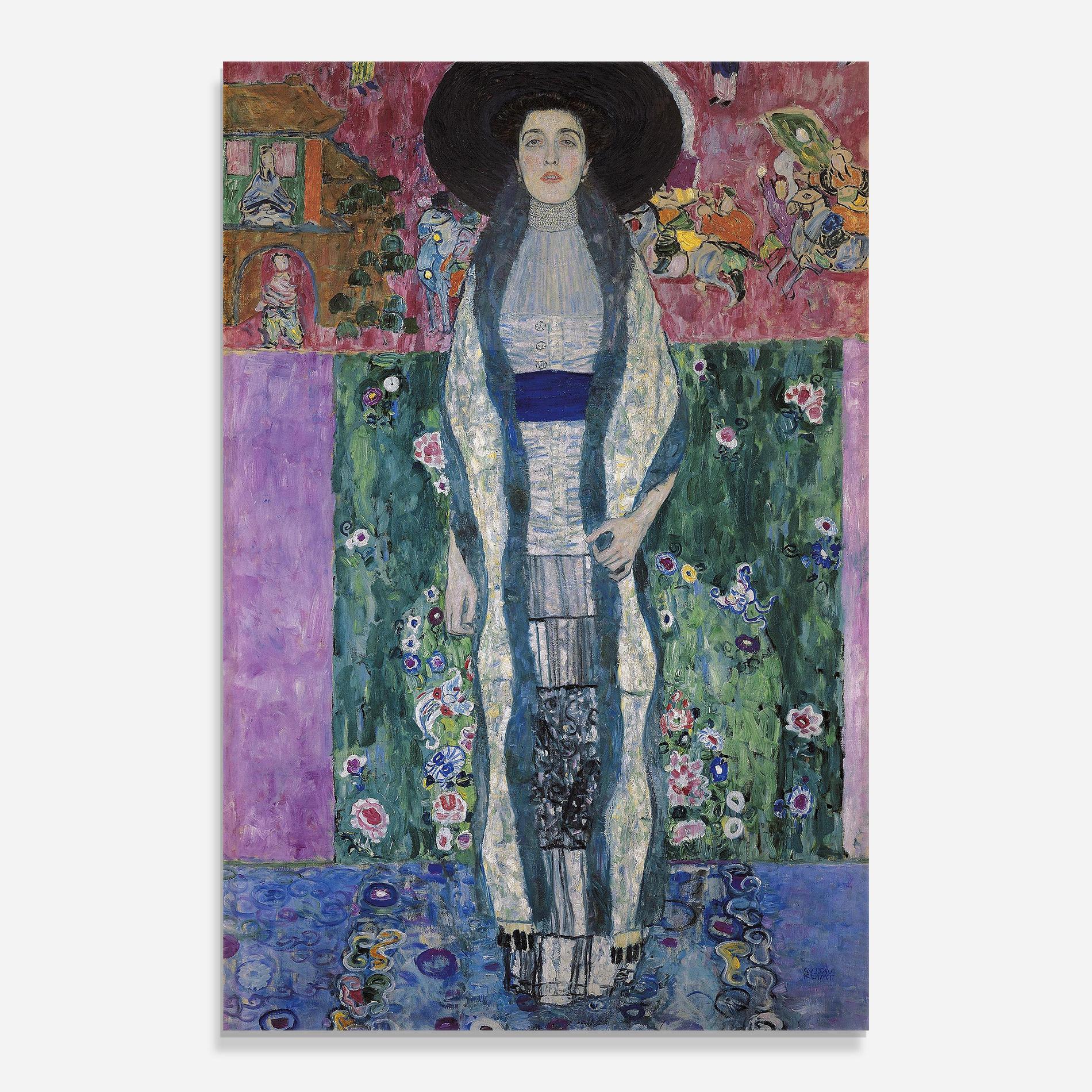 Стъклена картина Portrait Of Adele Bloch mockup 0