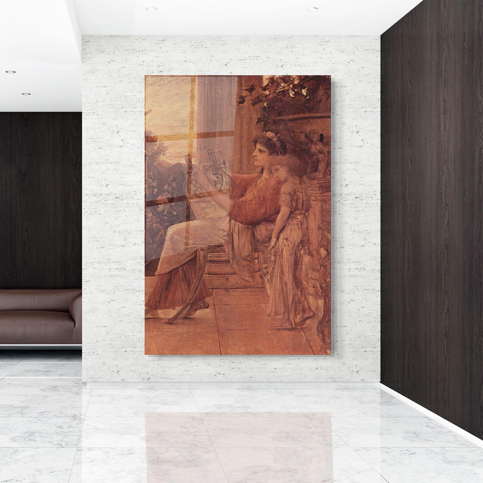 Стъклена картина Gustav Klimt Painting mockup 9